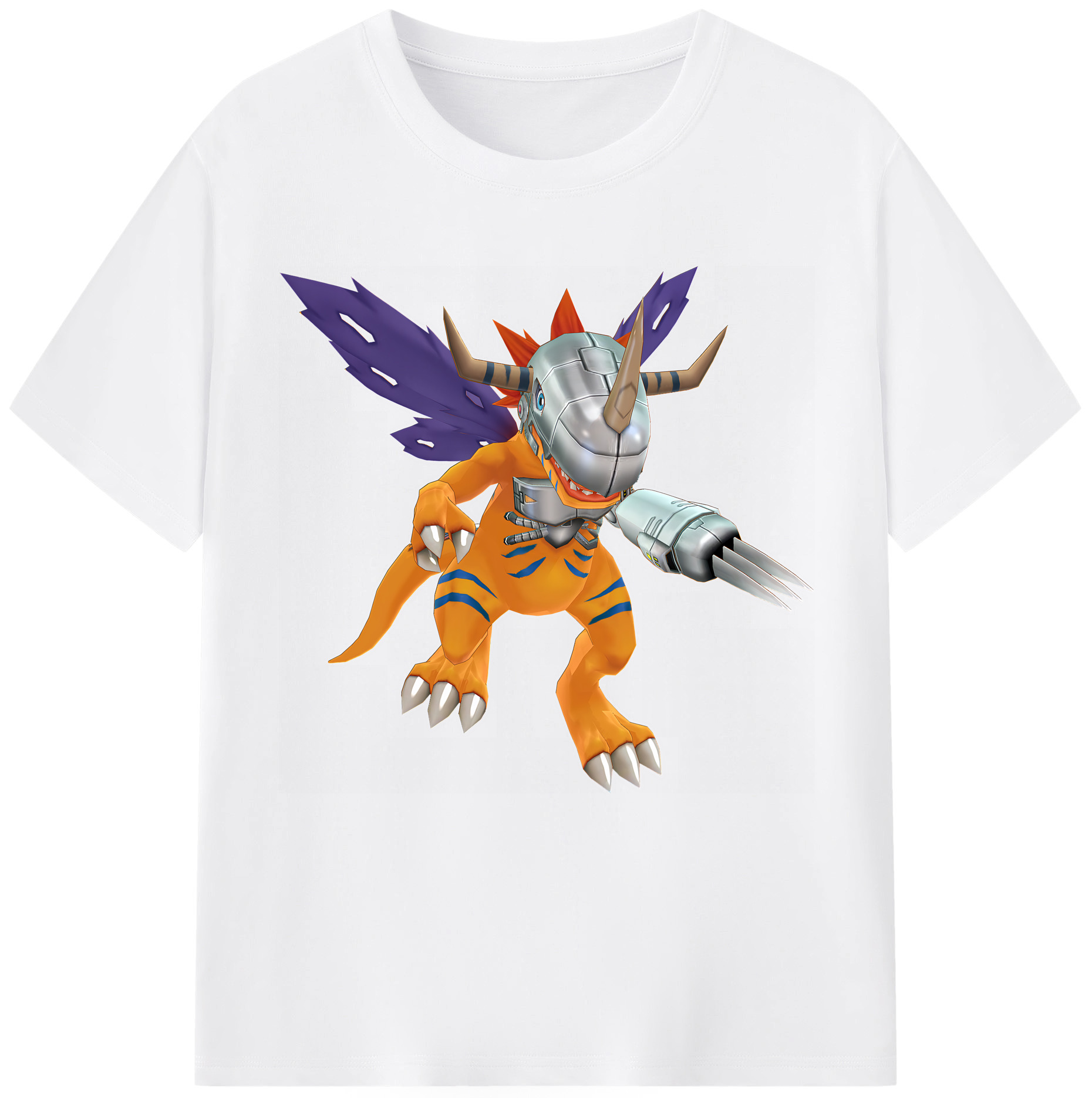 （画像用） Digimon デジタルモンスター/デジモン 綿100％半袖Tシャツ（フロントプリント）