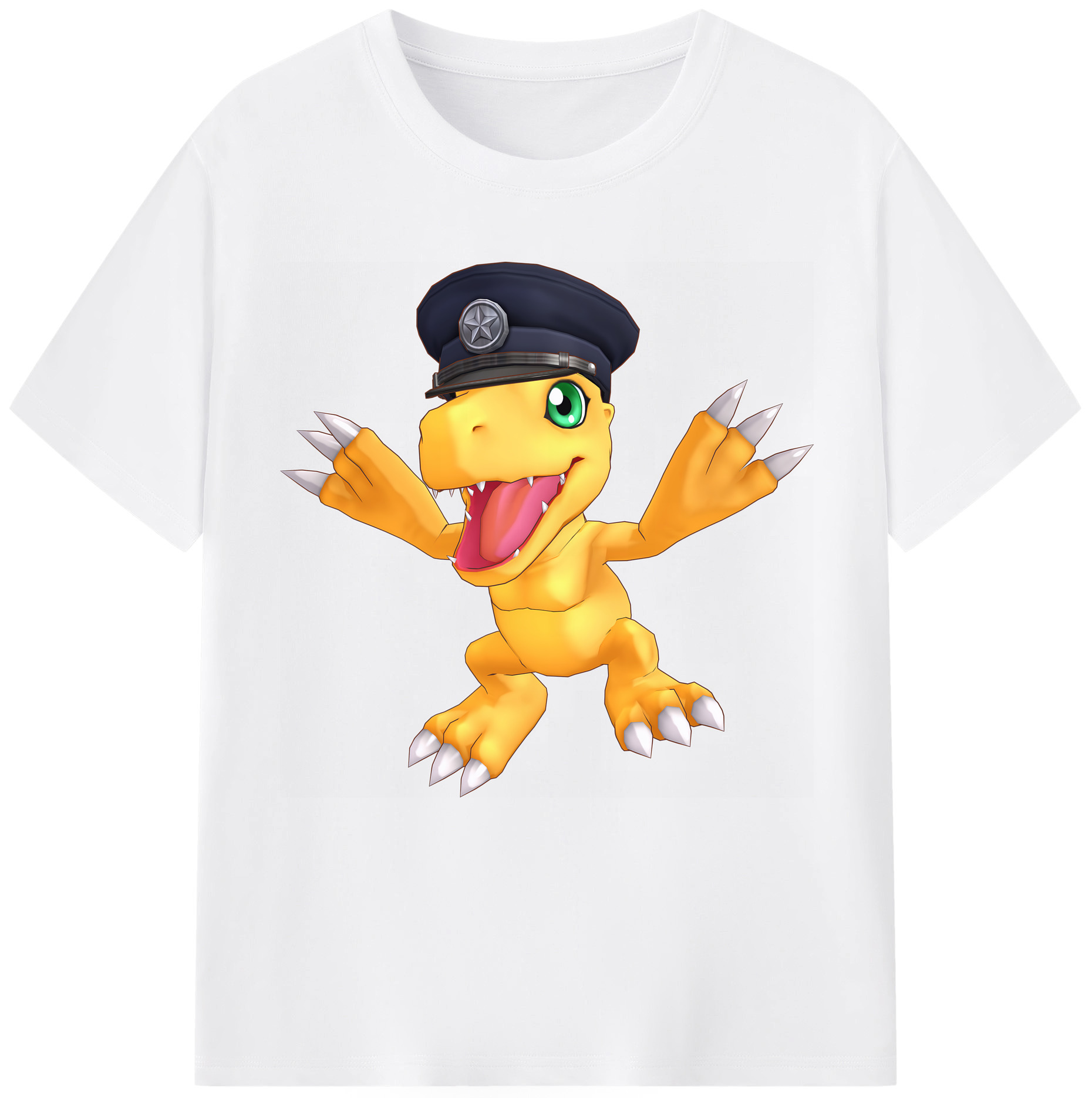 （画像用） Digimon デジタルモンスター/デジモン 綿100％半袖Tシャツ（フロントプリント）