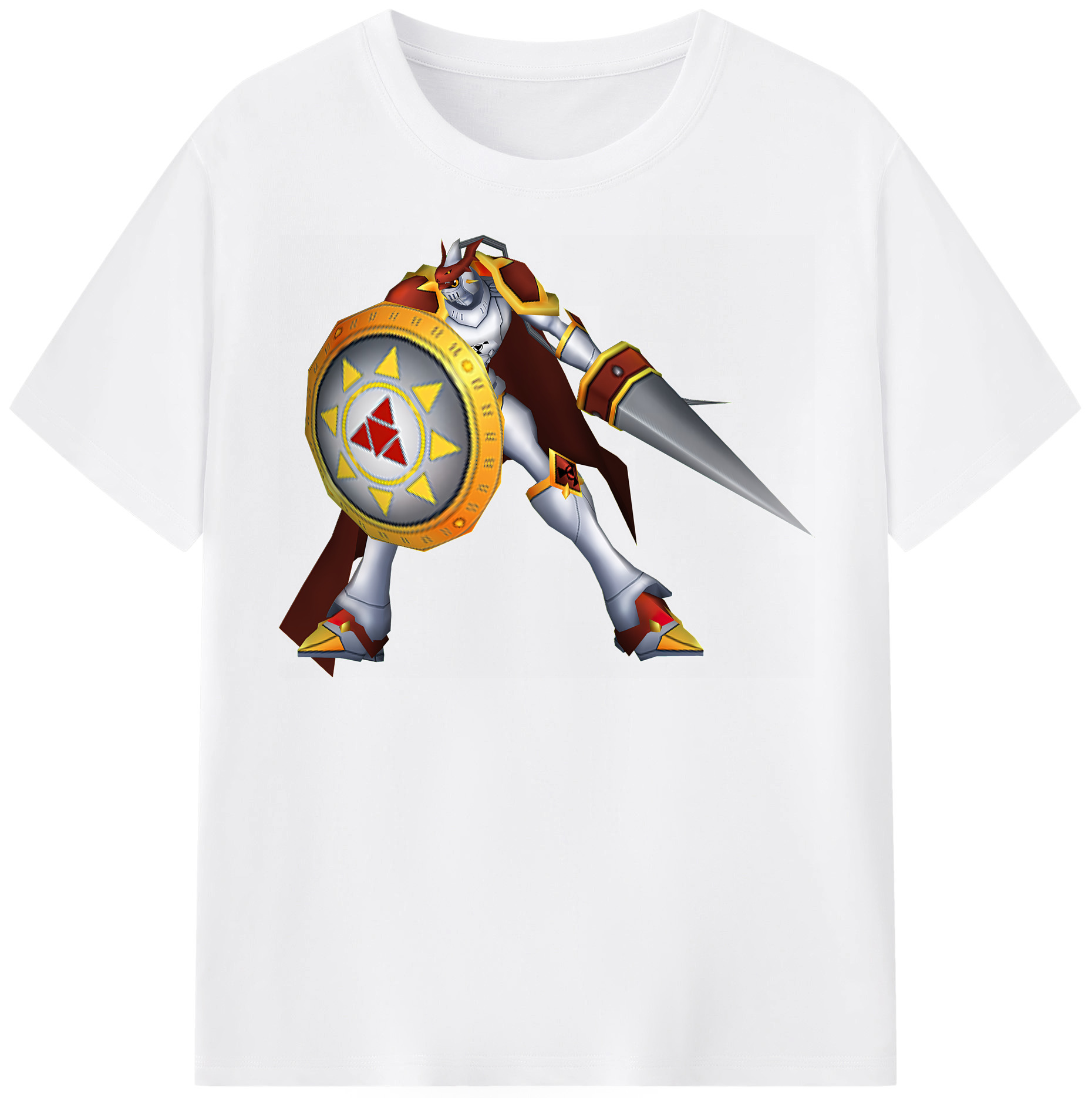 （画像用） Digimon デジタルモンスター/デジモン 綿100％半袖Tシャツ（フロントプリント）