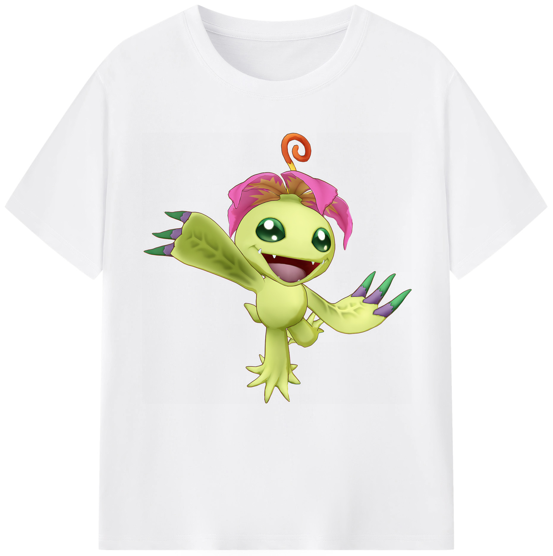 （画像用） Digimon デジタルモンスター/デジモン 綿100％半袖Tシャツ（フロントプリント）
