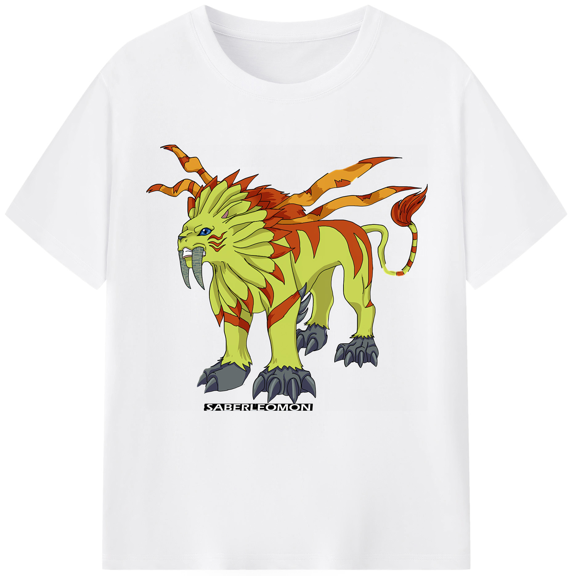 （画像用） Digimon デジタルモンスター/デジモン 綿100％半袖Tシャツ（フロントプリント）