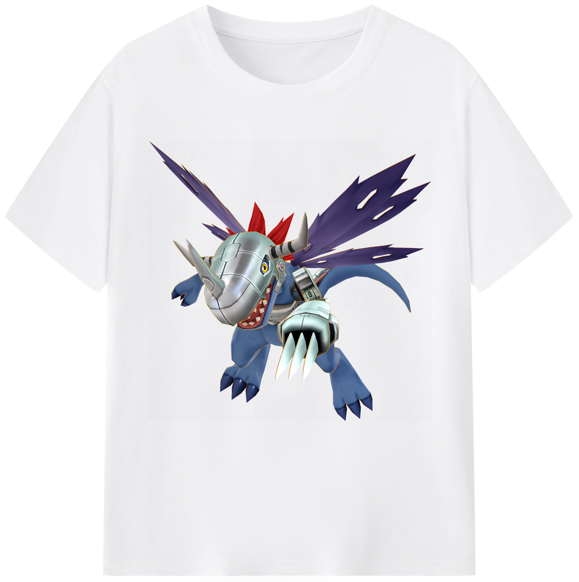 （画像用） Digimon デジタルモンスター/デジモン 綿100％半袖Tシャツ（フロントプリント）