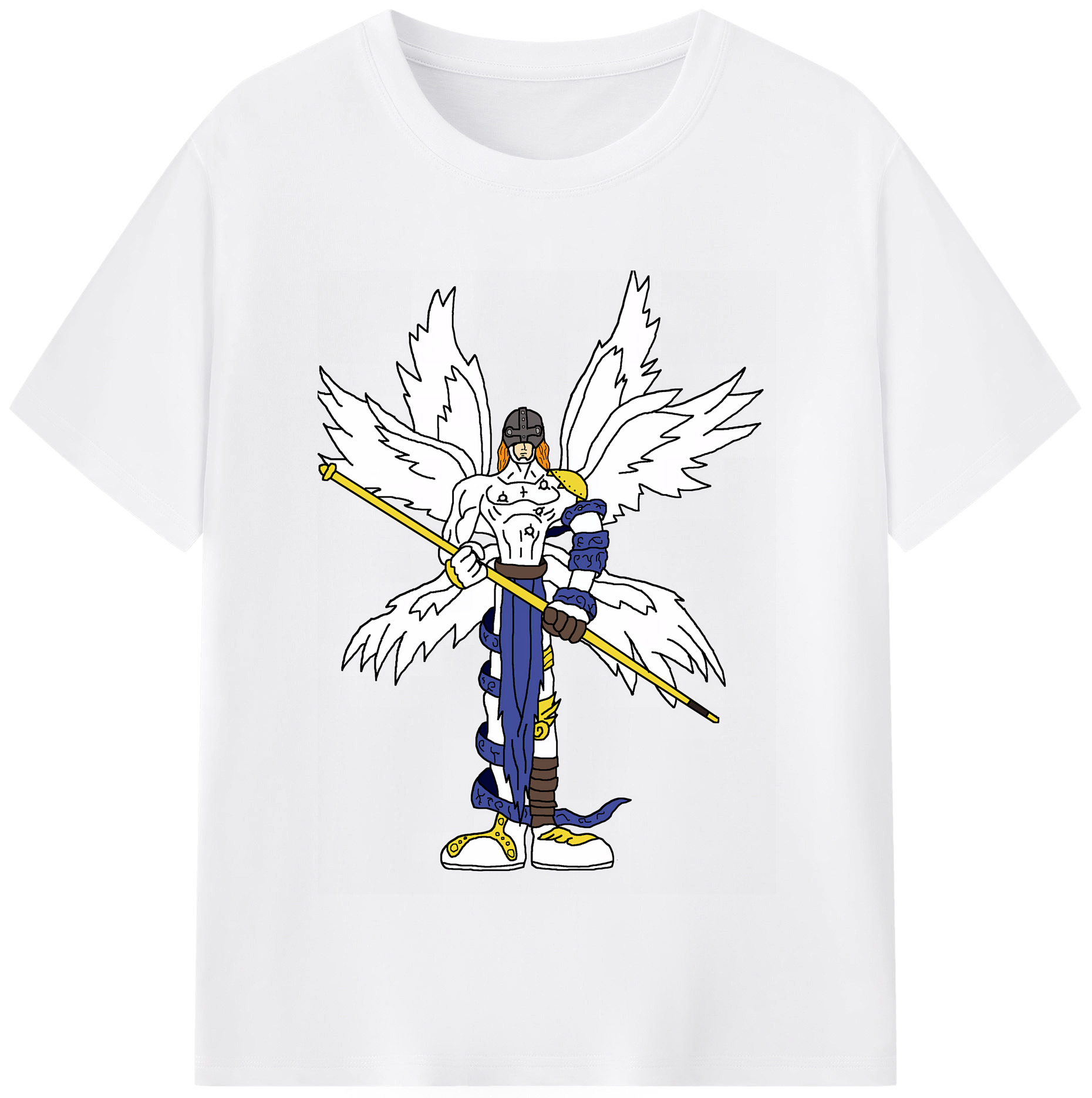 （画像用） Digimon デジタルモンスター/デジモン 綿100％半袖Tシャツ（フロントプリント）