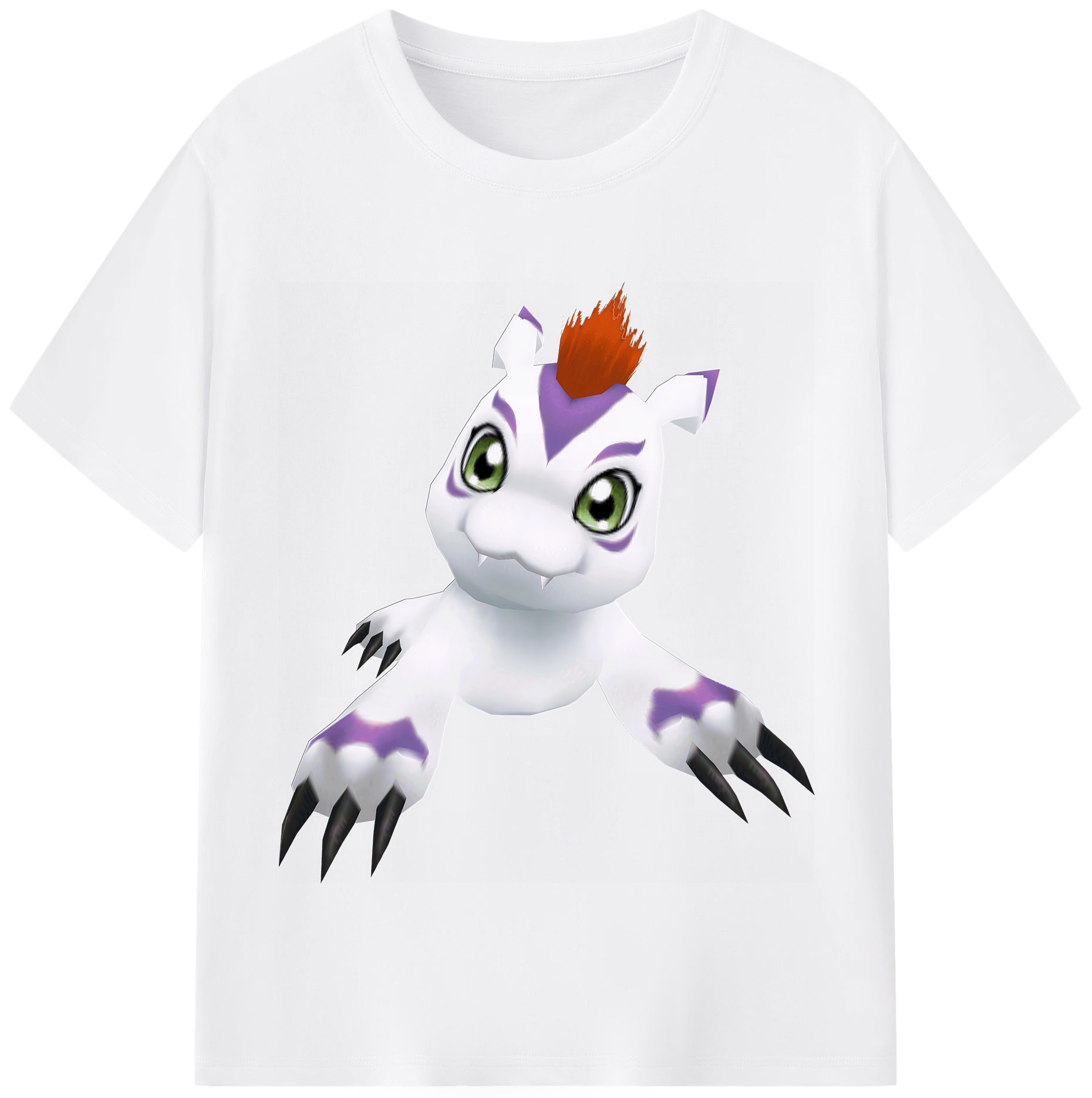 （画像用） Digimon デジタルモンスター/デジモン 綿100％半袖Tシャツ（フロントプリント）