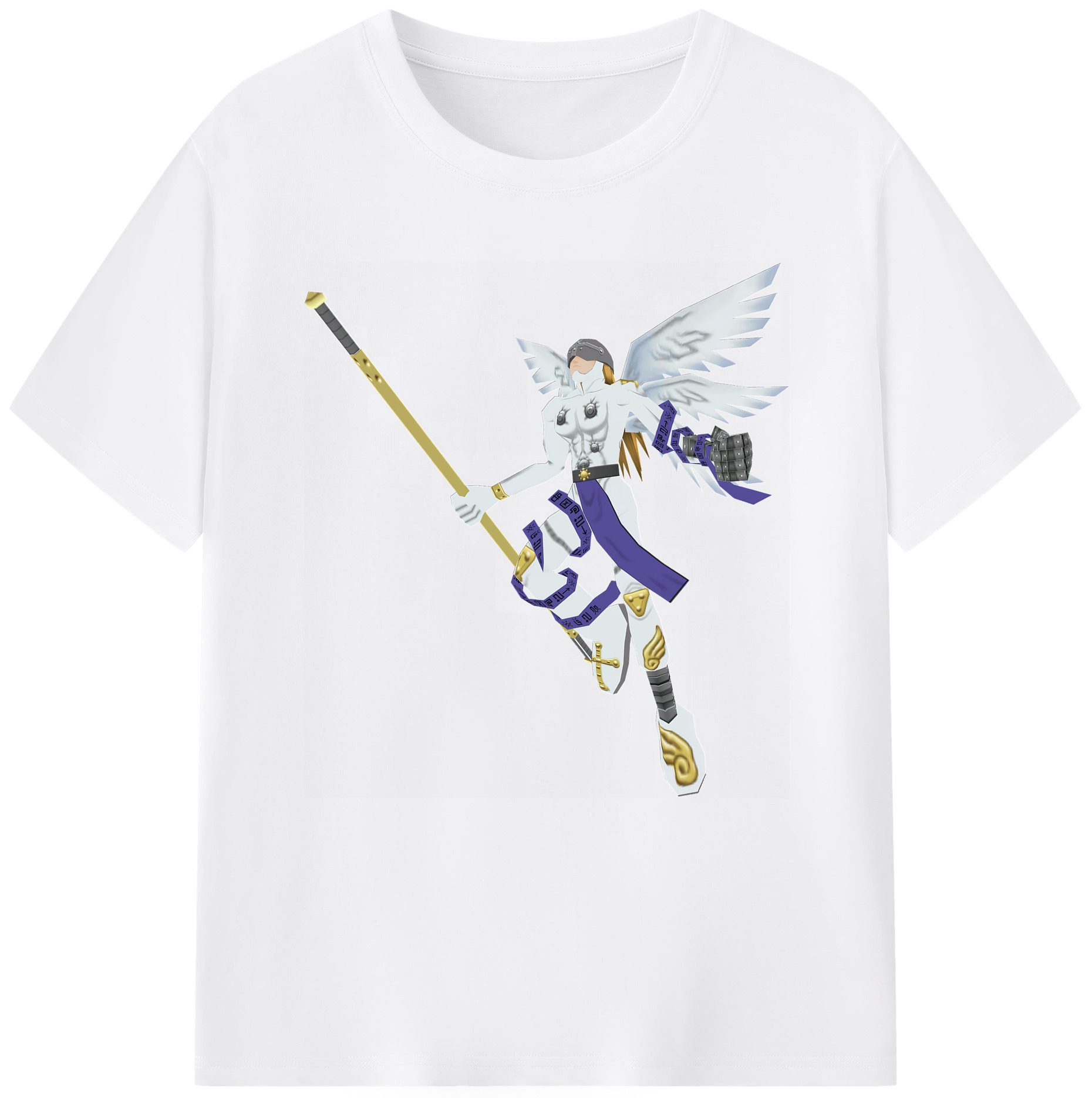 （画像用） Digimon デジタルモンスター/デジモン 綿100％半袖Tシャツ（フロントプリント）