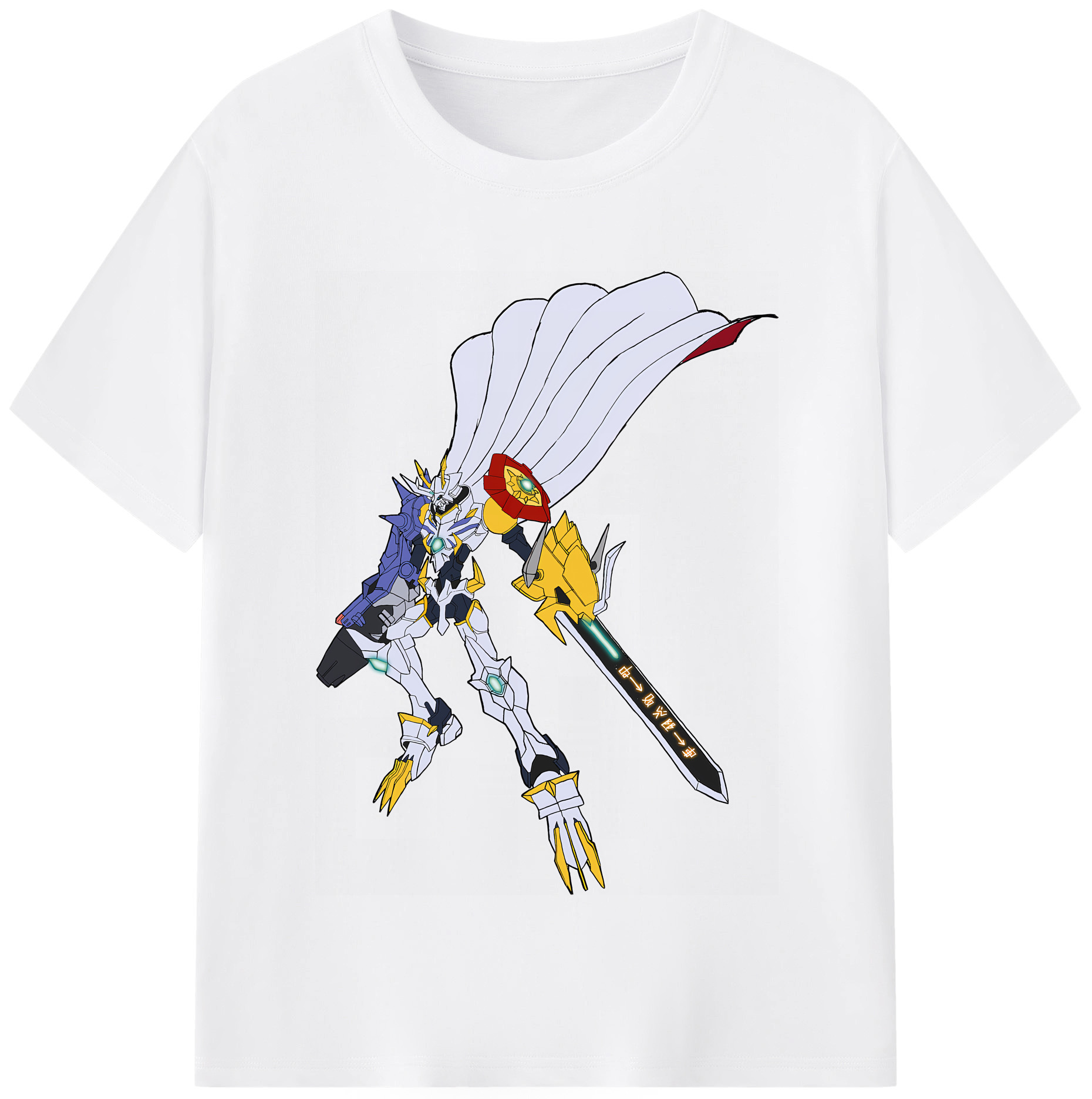 （画像用） Digimon デジタルモンスター/デジモン 綿100％半袖Tシャツ（フロントプリント）
