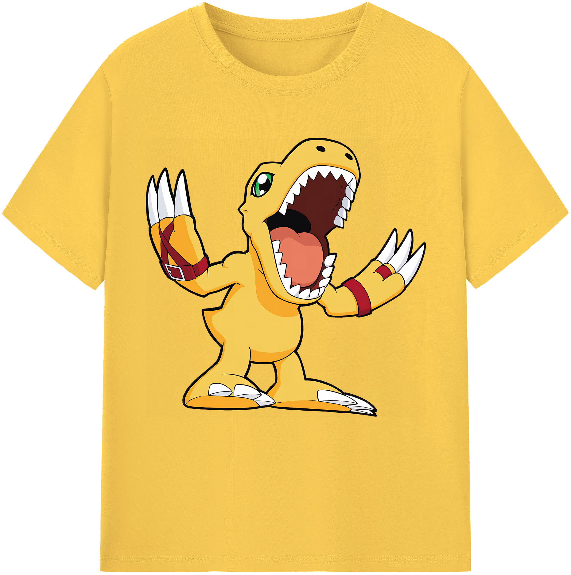 （画像用） Digimon デジタルモンスター/デジモン 綿100％半袖Tシャツ（フロントプリント）