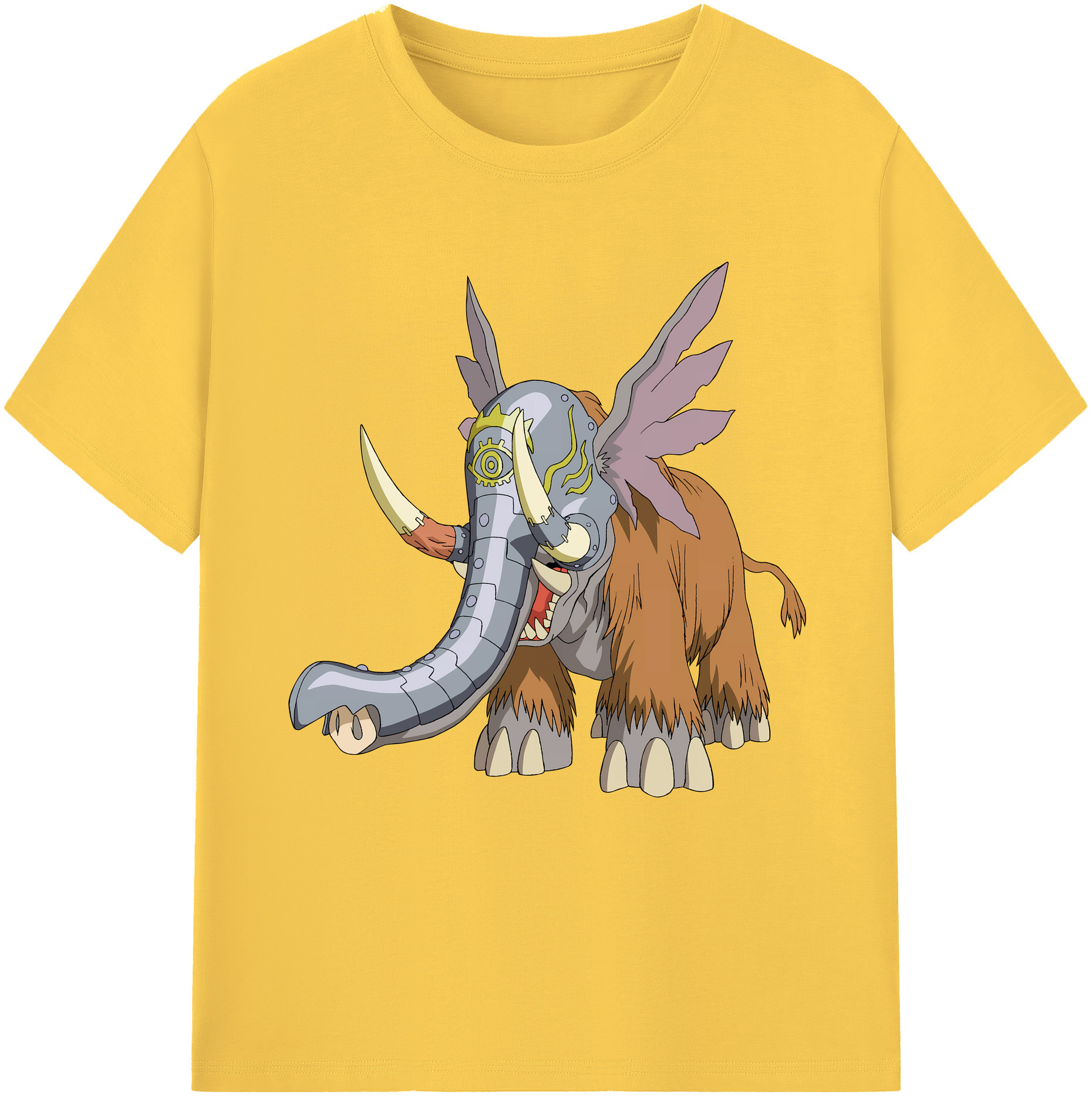 （画像用） Digimon デジタルモンスター/デジモン 綿100％半袖Tシャツ（フロントプリント）