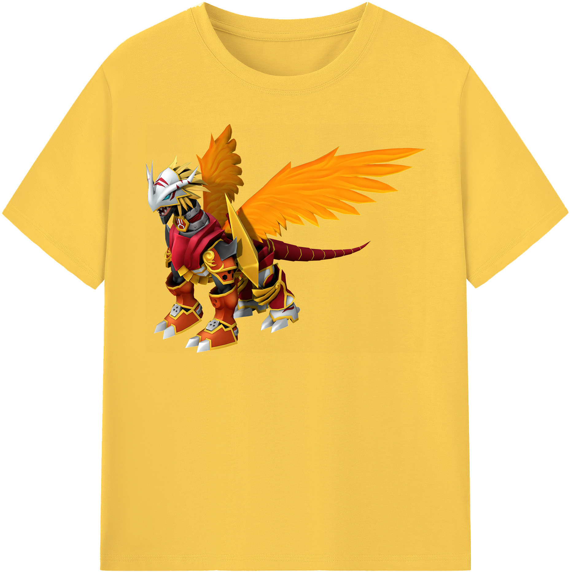 （画像用） Digimon デジタルモンスター/デジモン 綿100％半袖Tシャツ（フロントプリント）