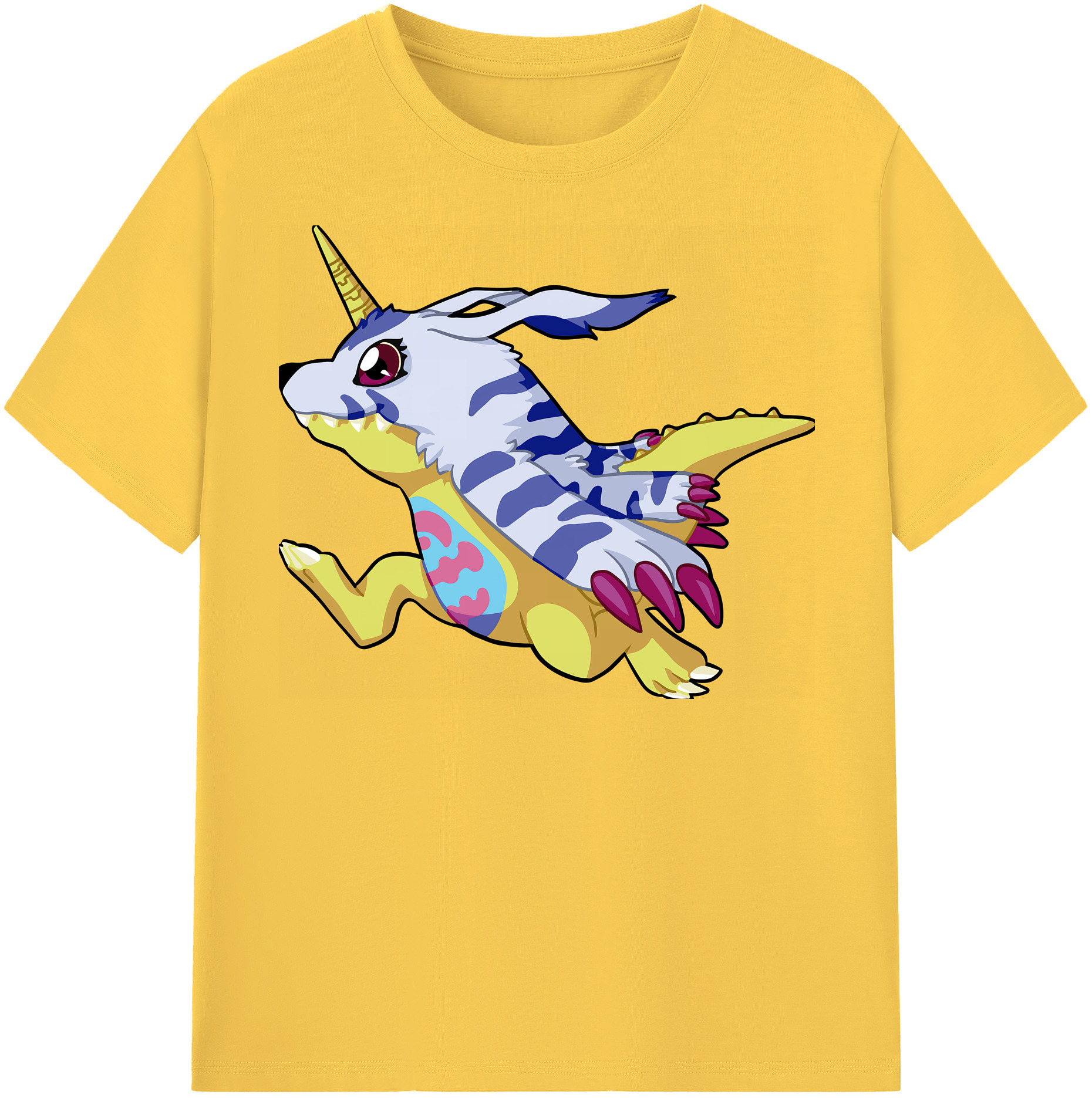 （画像用） Digimon デジタルモンスター/デジモン 綿100％半袖Tシャツ（フロントプリント）
