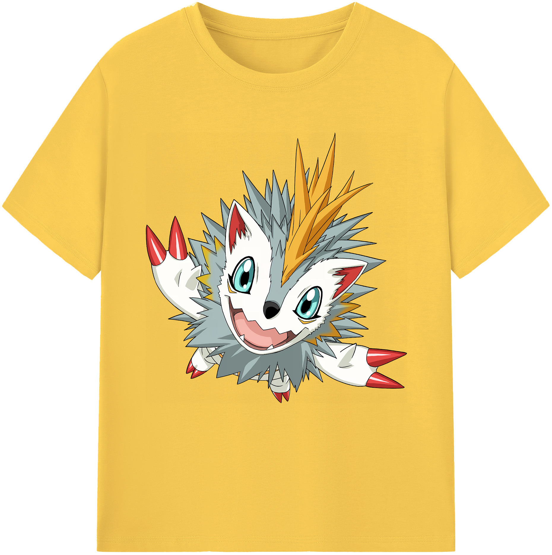 （画像用） Digimon デジタルモンスター/デジモン 綿100％半袖Tシャツ（フロントプリント）