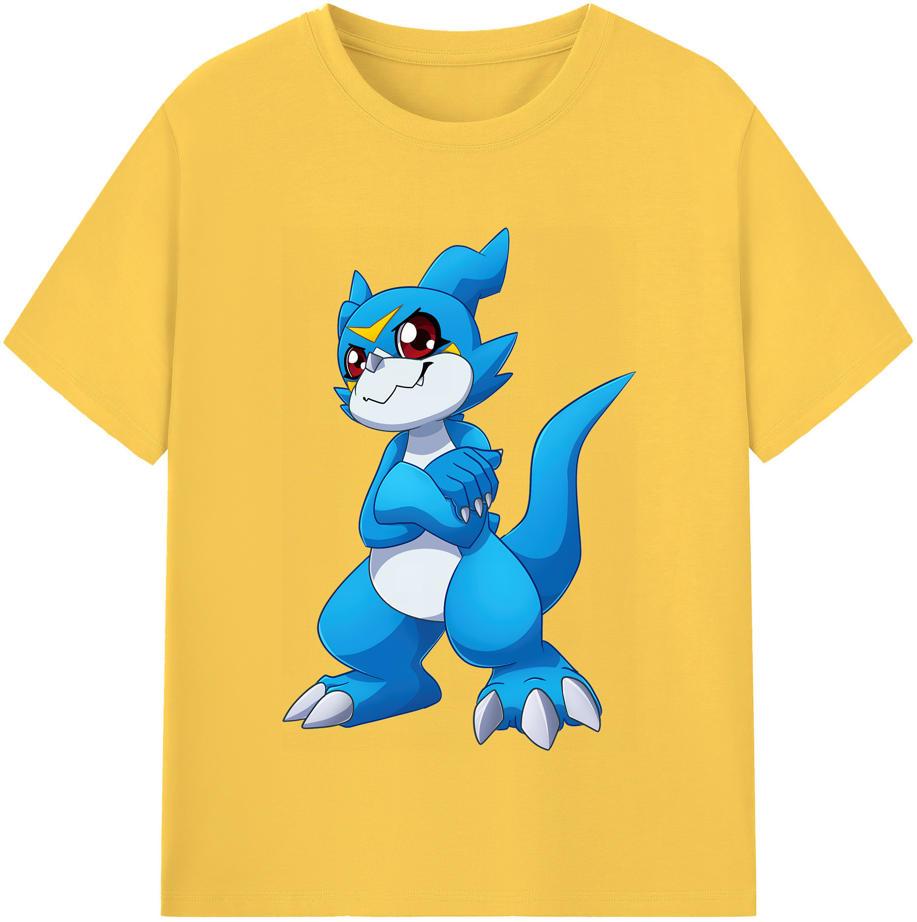 （画像用） Digimon デジタルモンスター/デジモン 綿100％半袖Tシャツ（フロントプリント）
