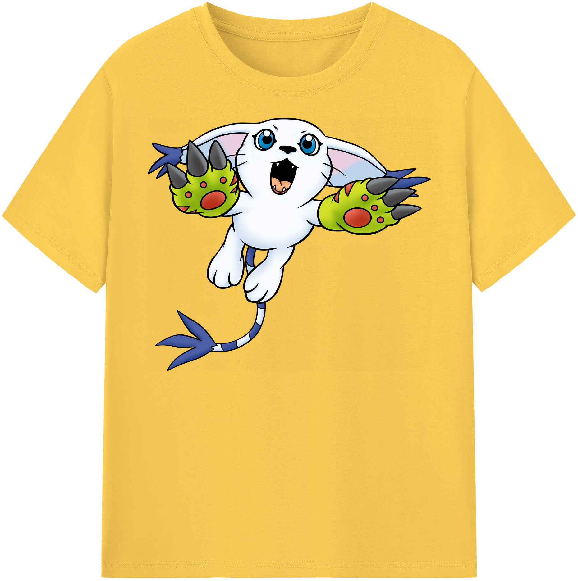 （画像用） Digimon デジタルモンスター/デジモン 綿100％半袖Tシャツ（フロントプリント）