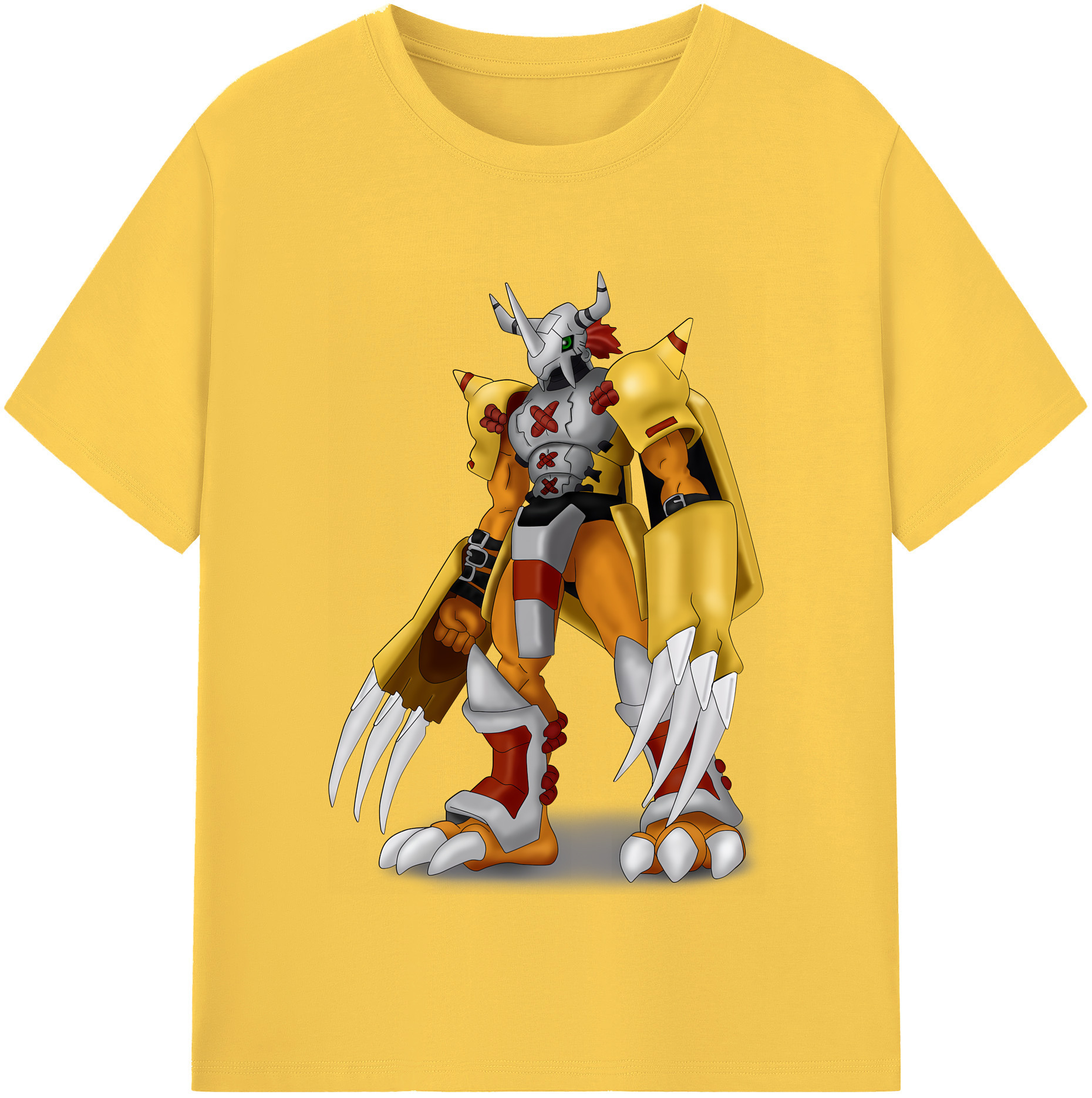（画像用） Digimon デジタルモンスター/デジモン 綿100％半袖Tシャツ（フロントプリント）