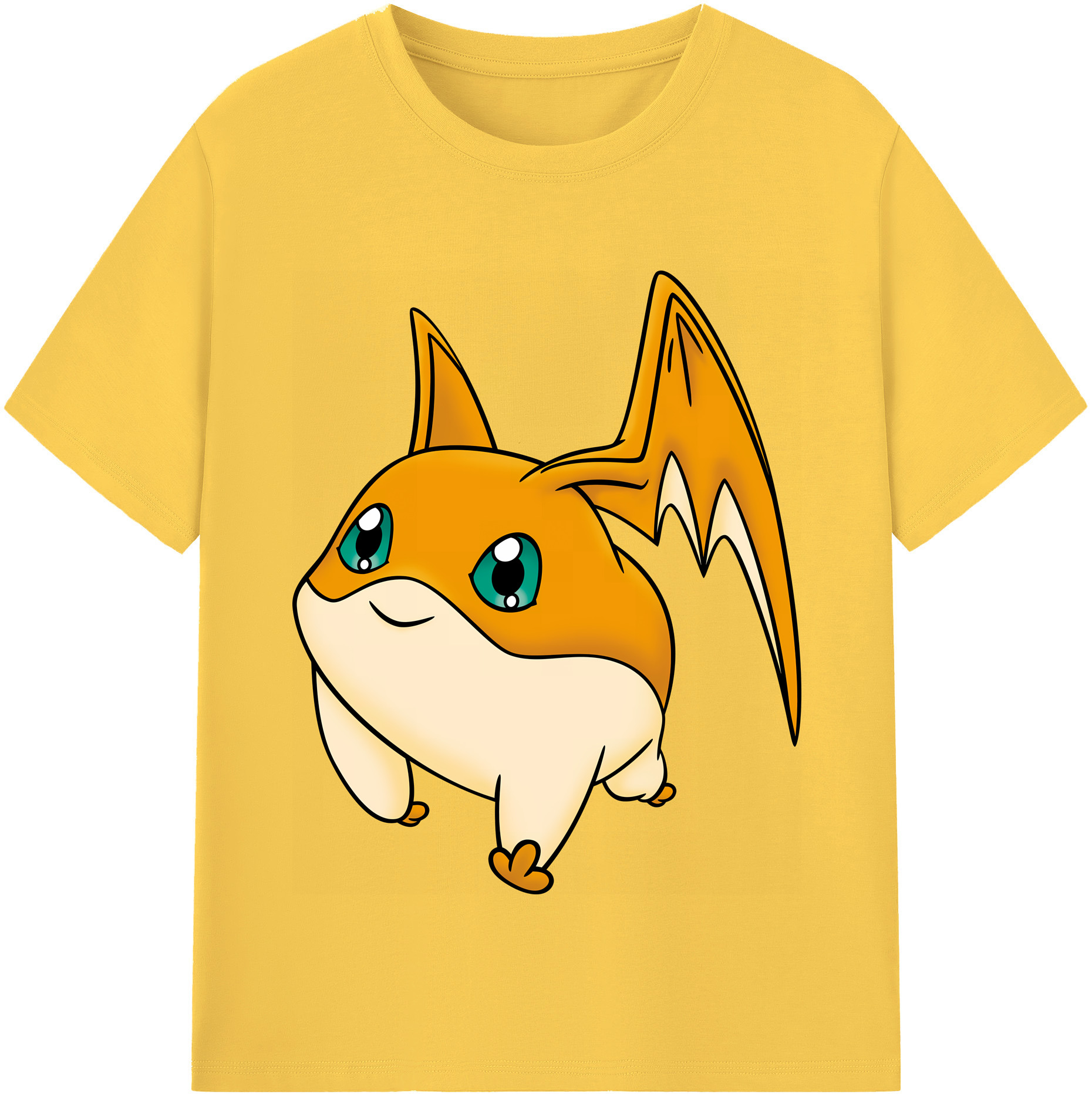 （画像用） Digimon デジタルモンスター/デジモン 綿100％半袖Tシャツ（フロントプリント）