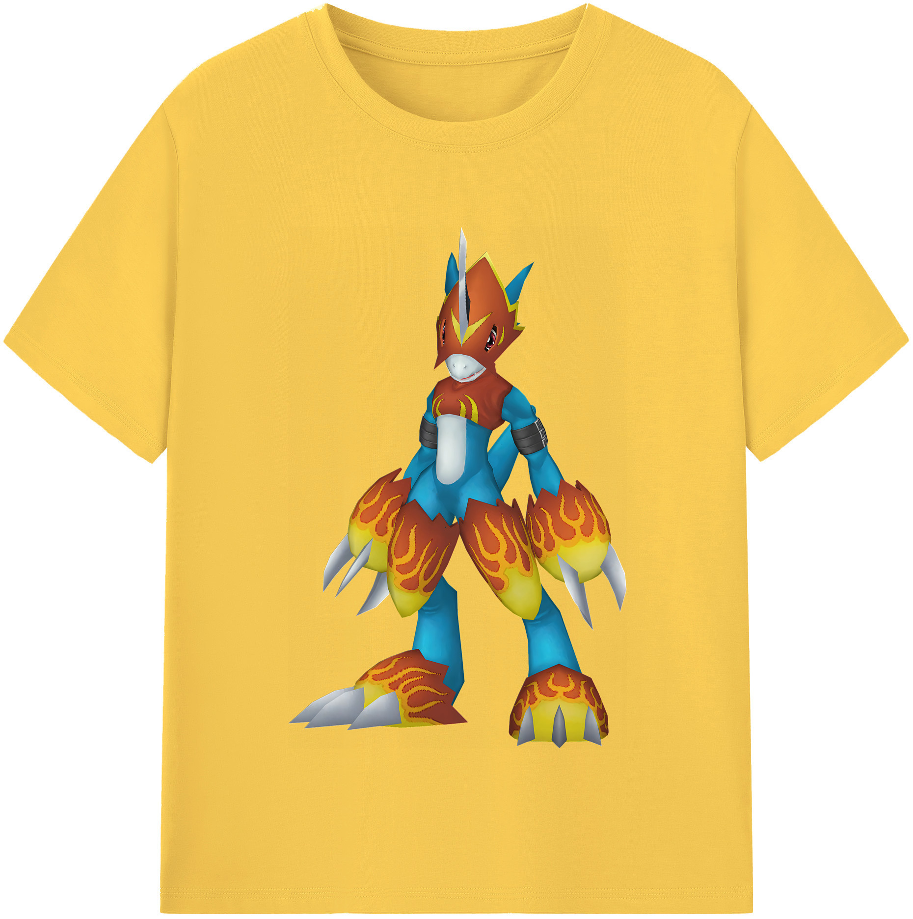 （画像用） Digimon デジタルモンスター/デジモン 綿100％半袖Tシャツ（フロントプリント）