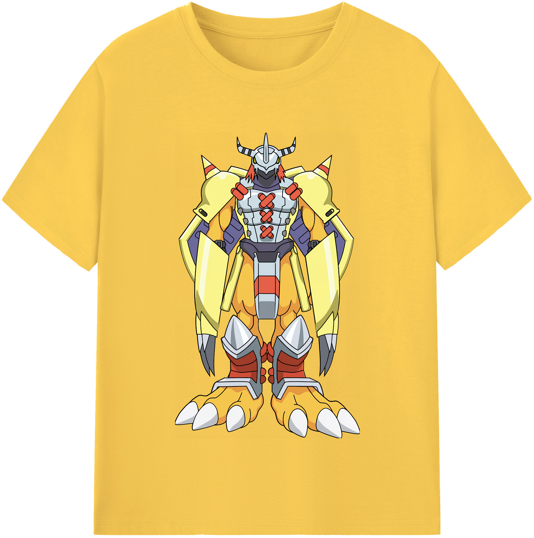 （画像用） Digimon デジタルモンスター/デジモン 綿100％半袖Tシャツ（フロントプリント）