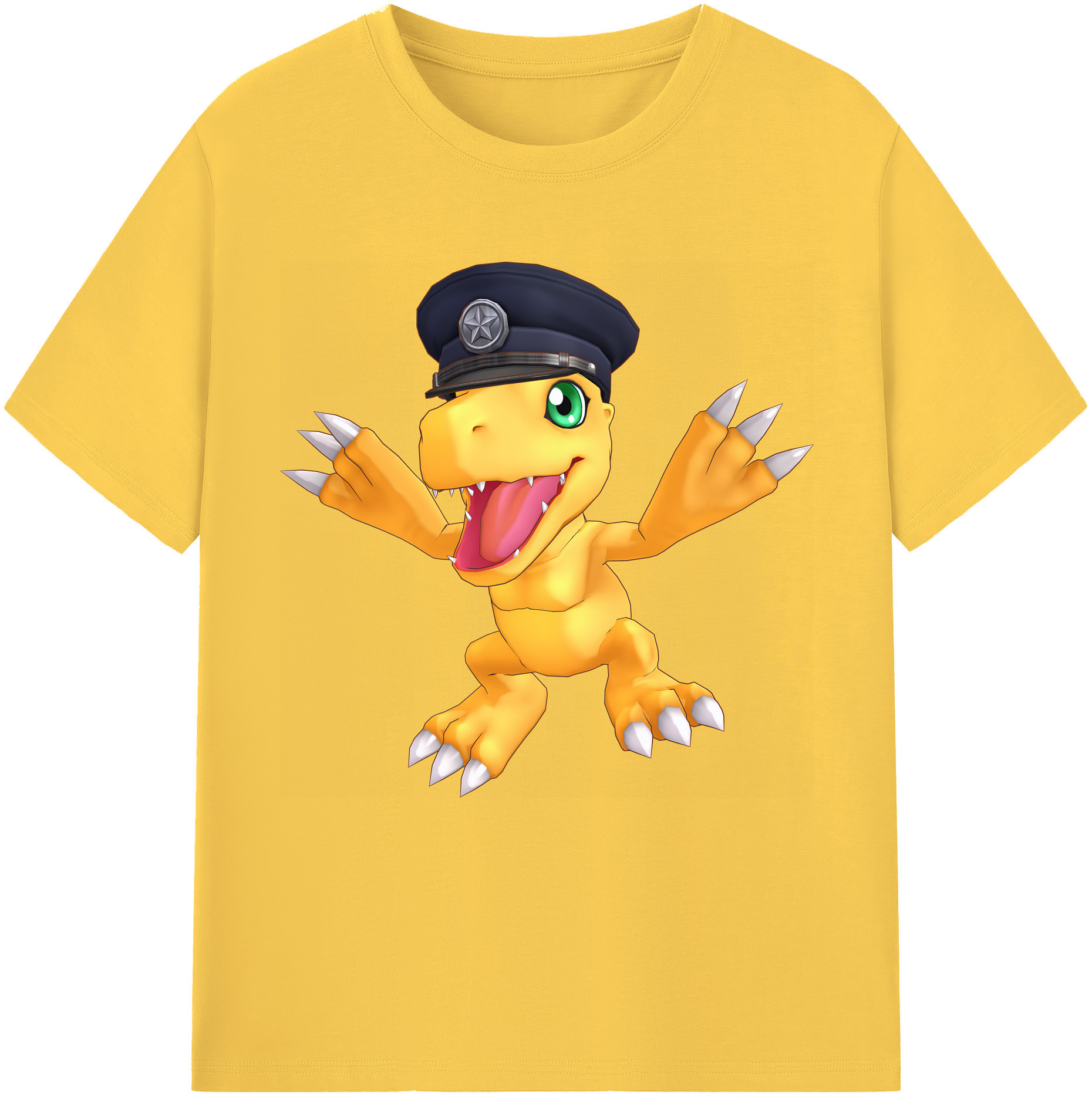 （画像用） Digimon デジタルモンスター/デジモン 綿100％半袖Tシャツ（フロントプリント）