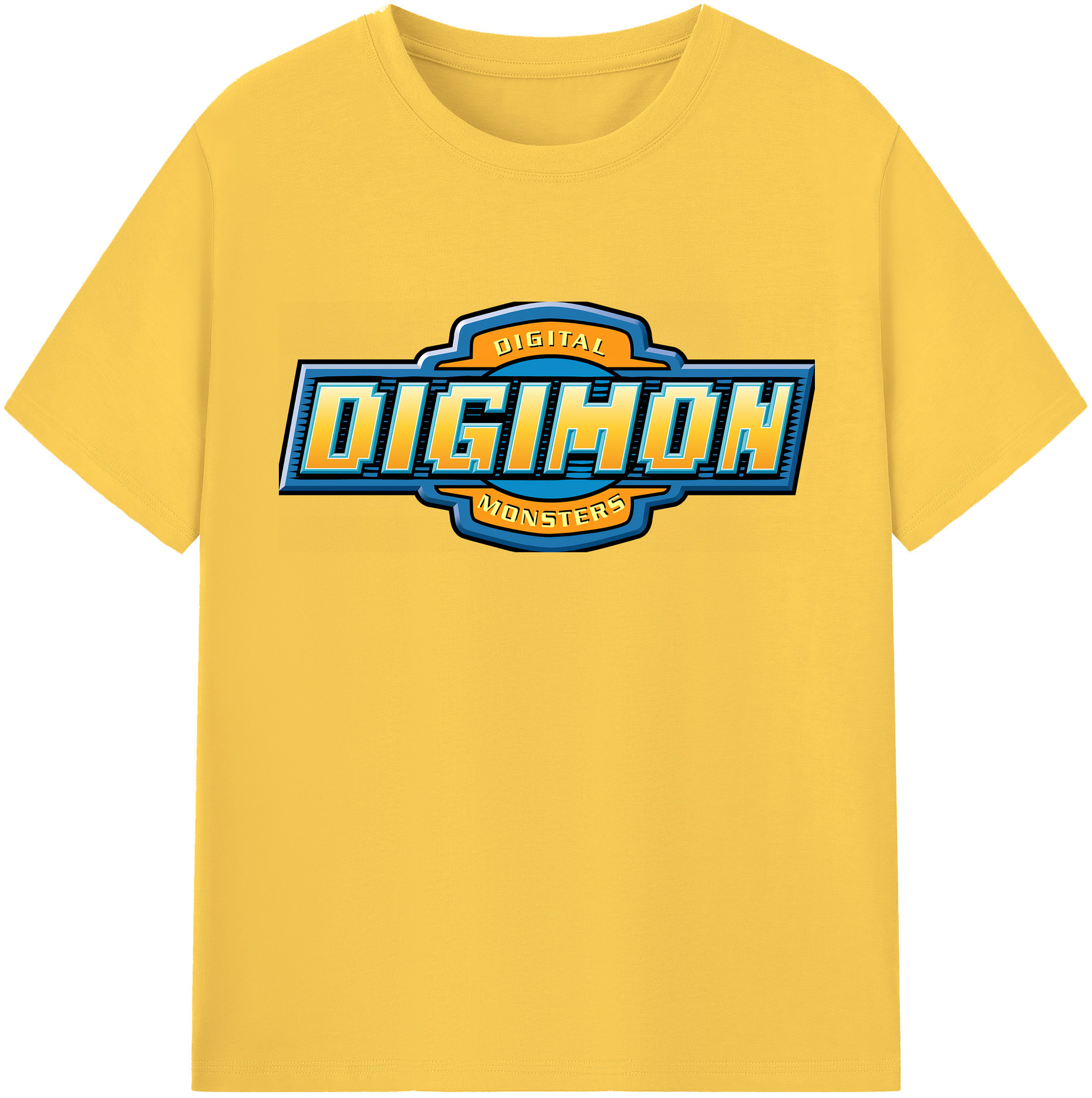 （画像用） Digimon デジタルモンスター/デジモン 綿100％半袖Tシャツ（フロントプリント）