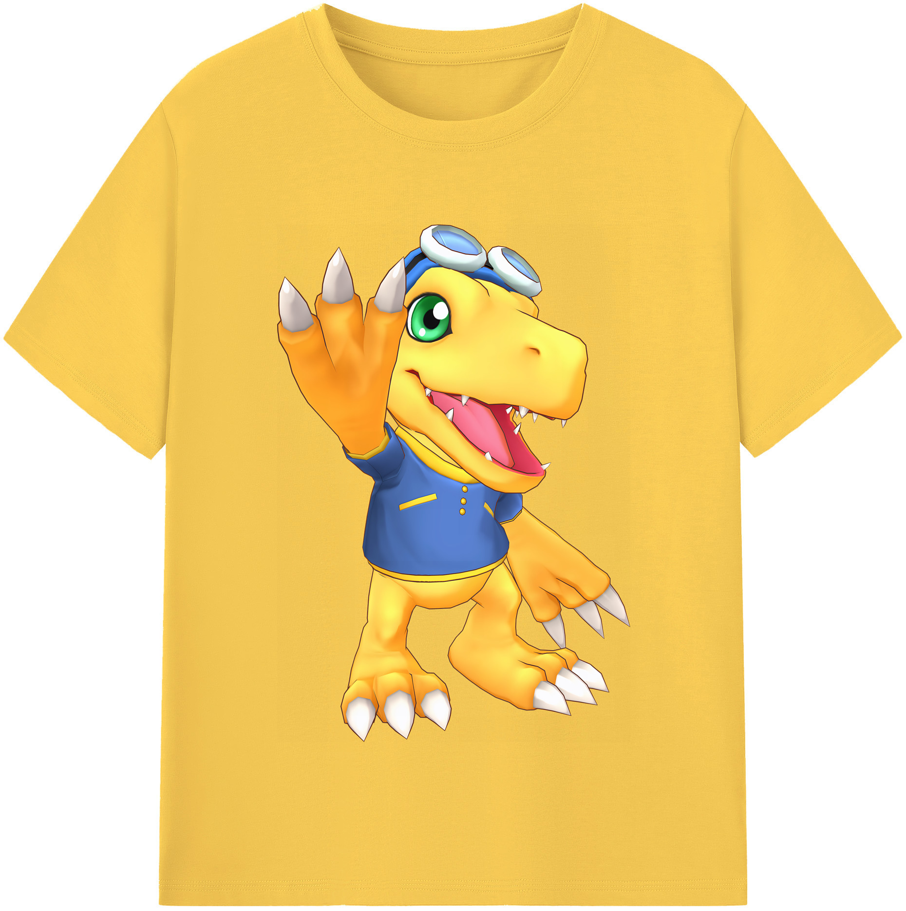 （画像用） Digimon デジタルモンスター/デジモン 綿100％半袖Tシャツ（フロントプリント）