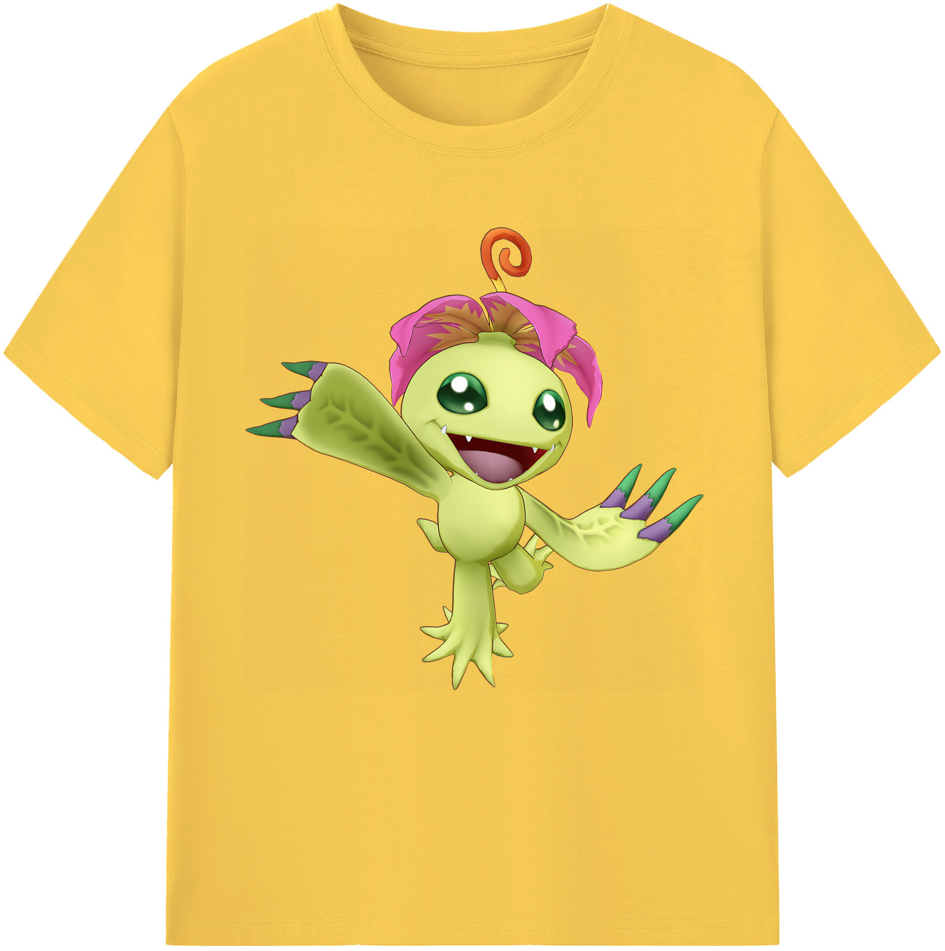 （画像用） Digimon デジタルモンスター/デジモン 綿100％半袖Tシャツ（フロントプリント）