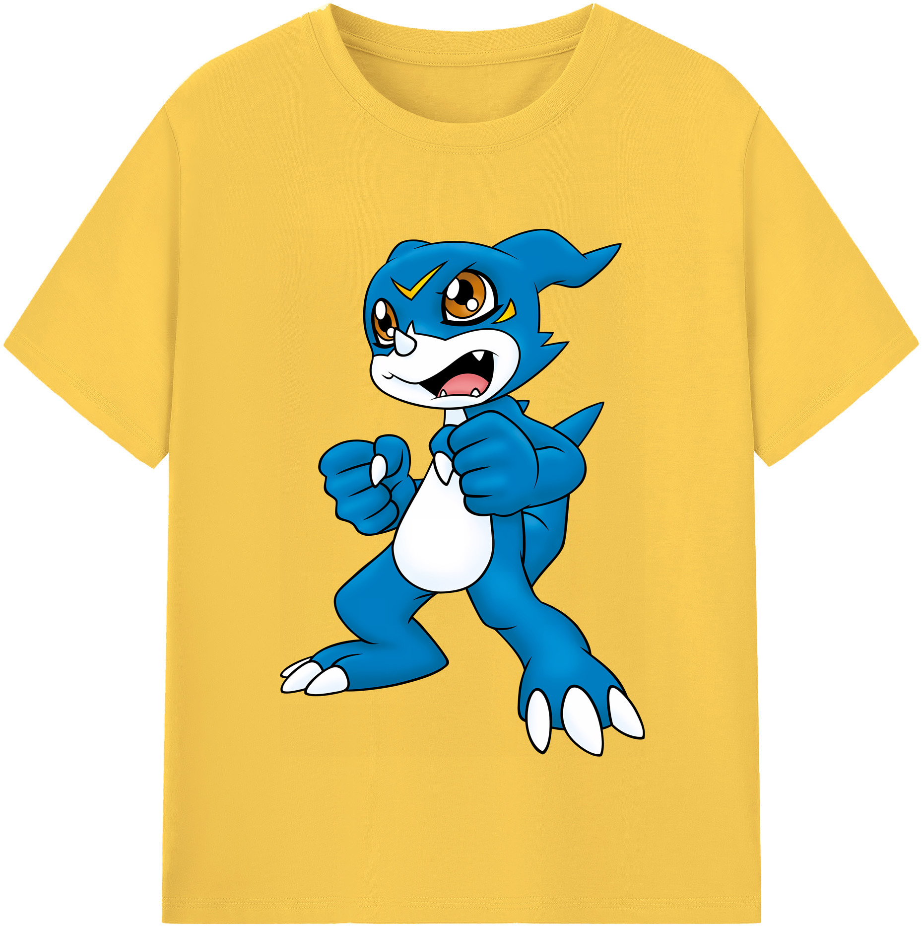 （画像用） Digimon デジタルモンスター/デジモン 綿100％半袖Tシャツ（フロントプリント）