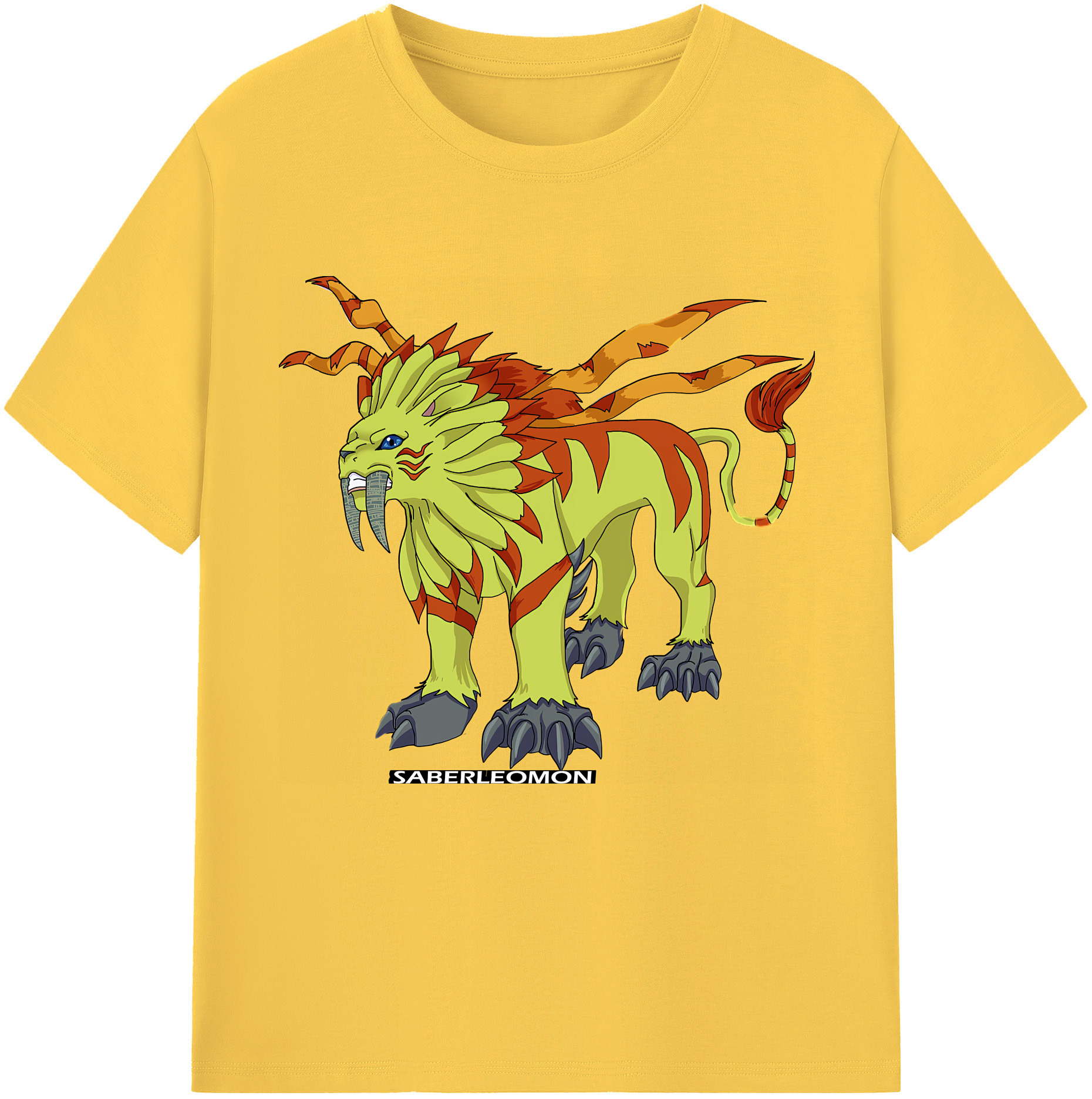 （画像用） Digimon デジタルモンスター/デジモン 綿100％半袖Tシャツ（フロントプリント）
