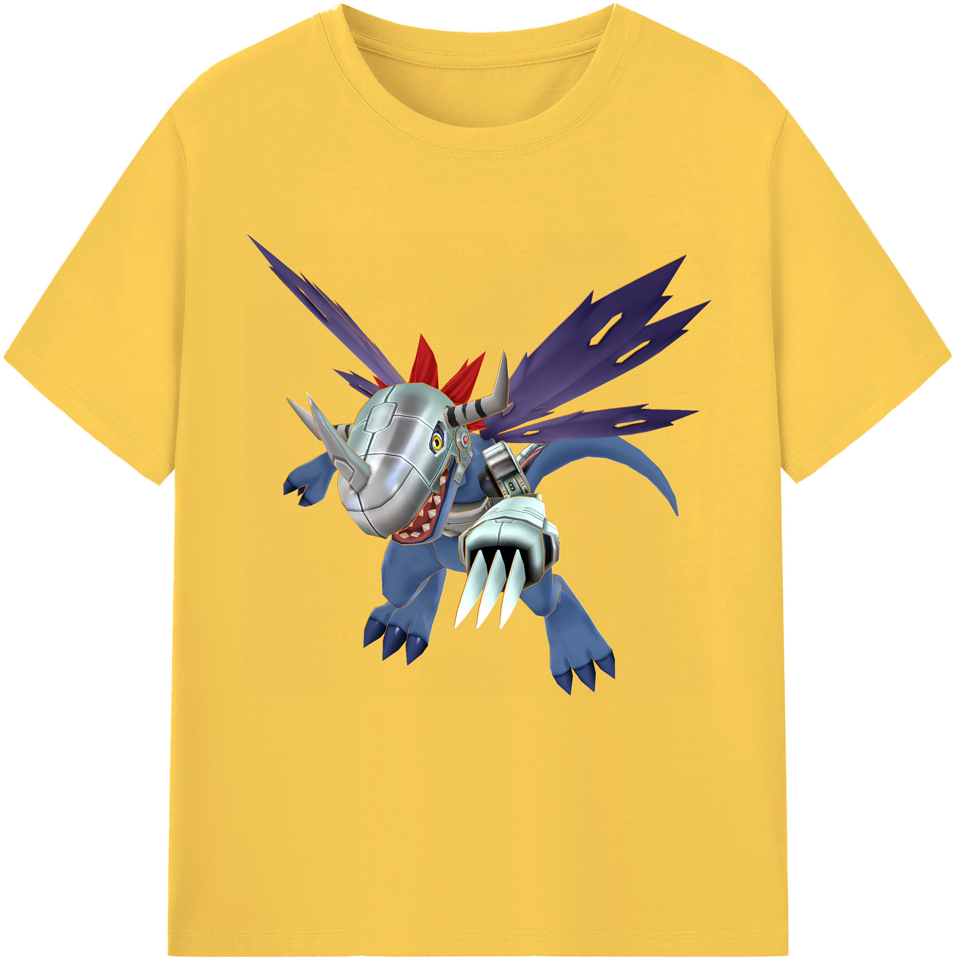 （画像用） Digimon デジタルモンスター/デジモン 綿100％半袖Tシャツ（フロントプリント）