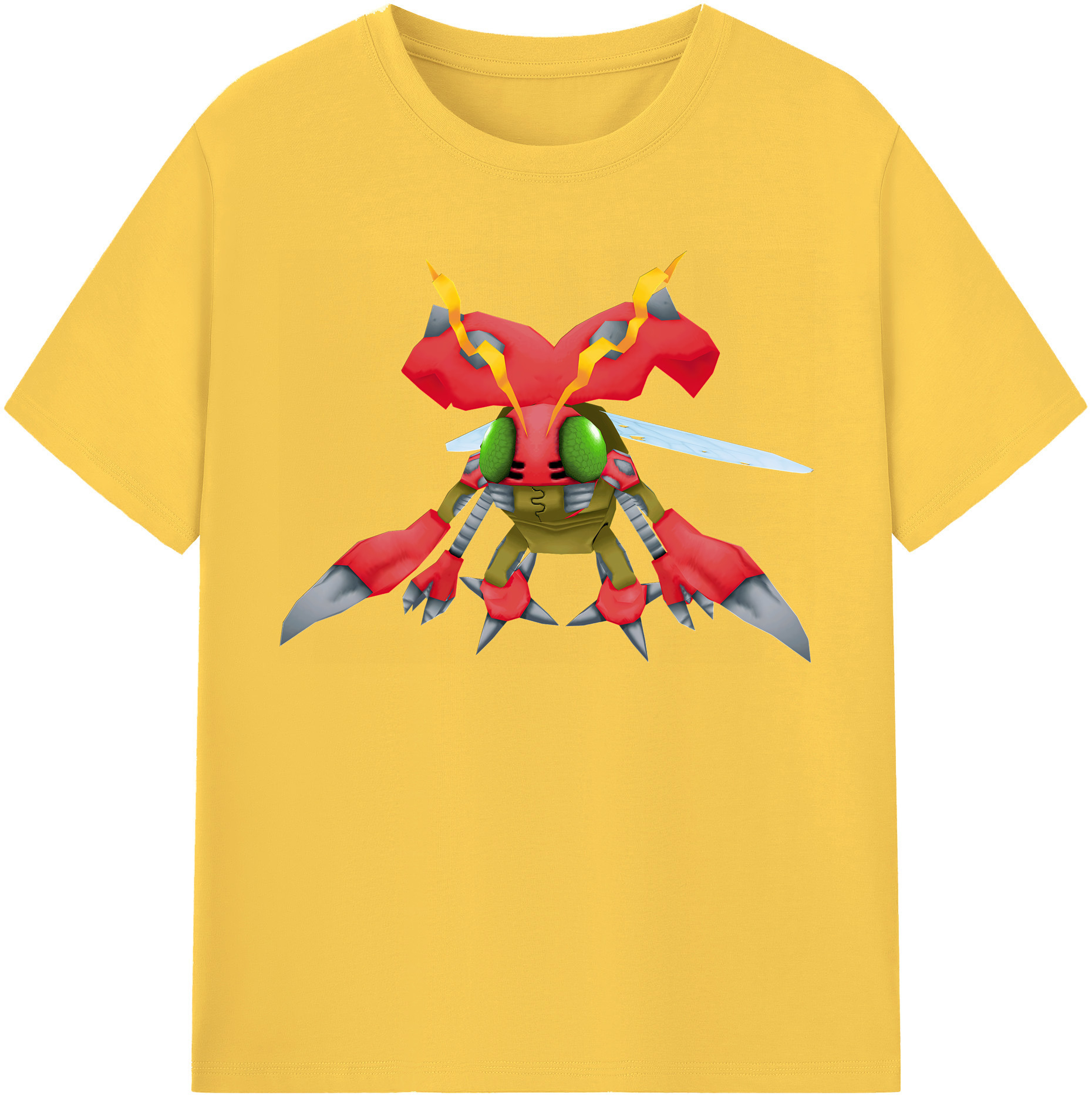 （画像用） Digimon デジタルモンスター/デジモン 綿100％半袖Tシャツ（フロントプリント）