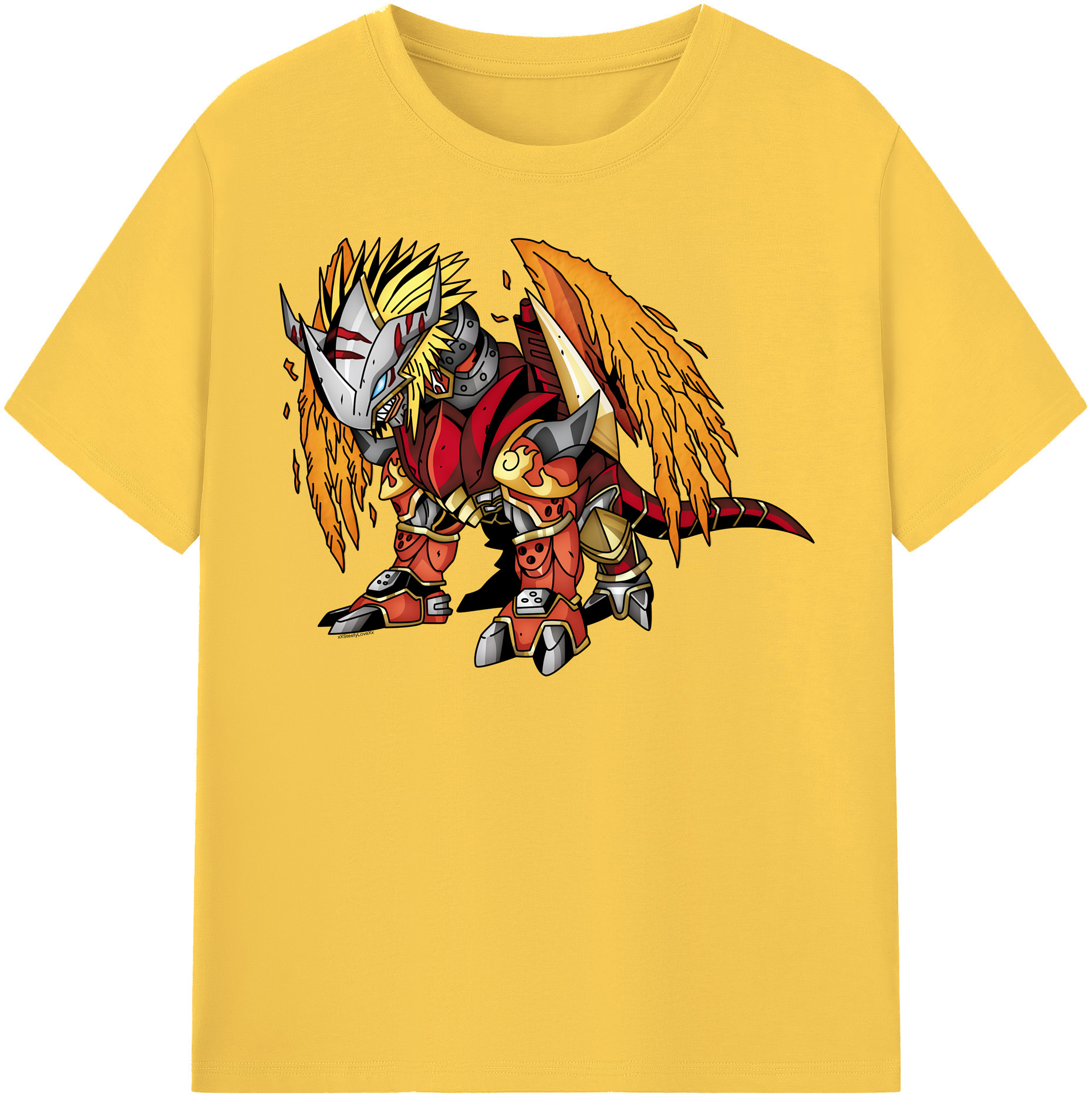（画像用） Digimon デジタルモンスター/デジモン 綿100％半袖Tシャツ（フロントプリント）
