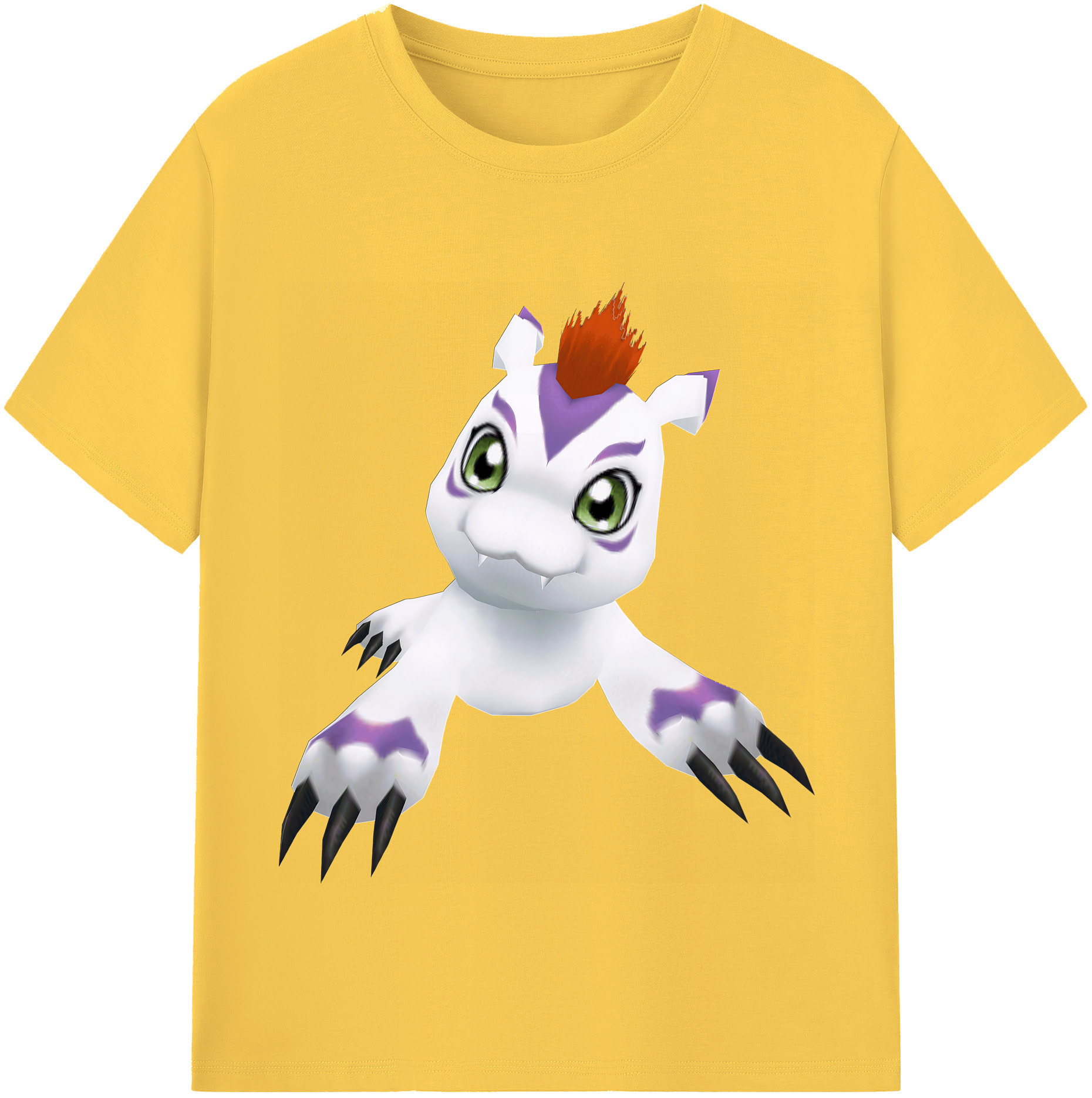 （画像用） Digimon デジタルモンスター/デジモン 綿100％半袖Tシャツ（フロントプリント）