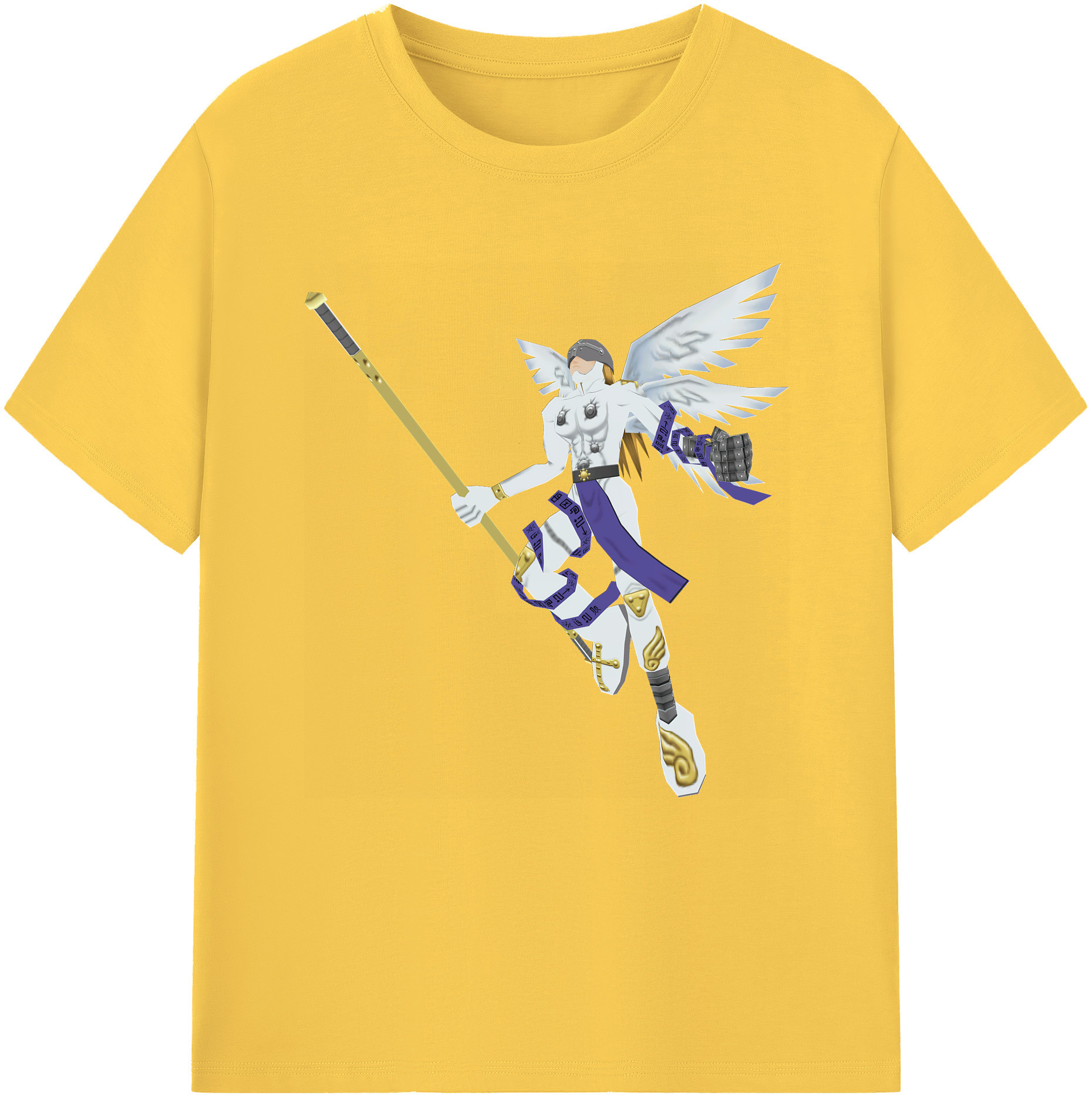 （画像用） Digimon デジタルモンスター/デジモン 綿100％半袖Tシャツ（フロントプリント）