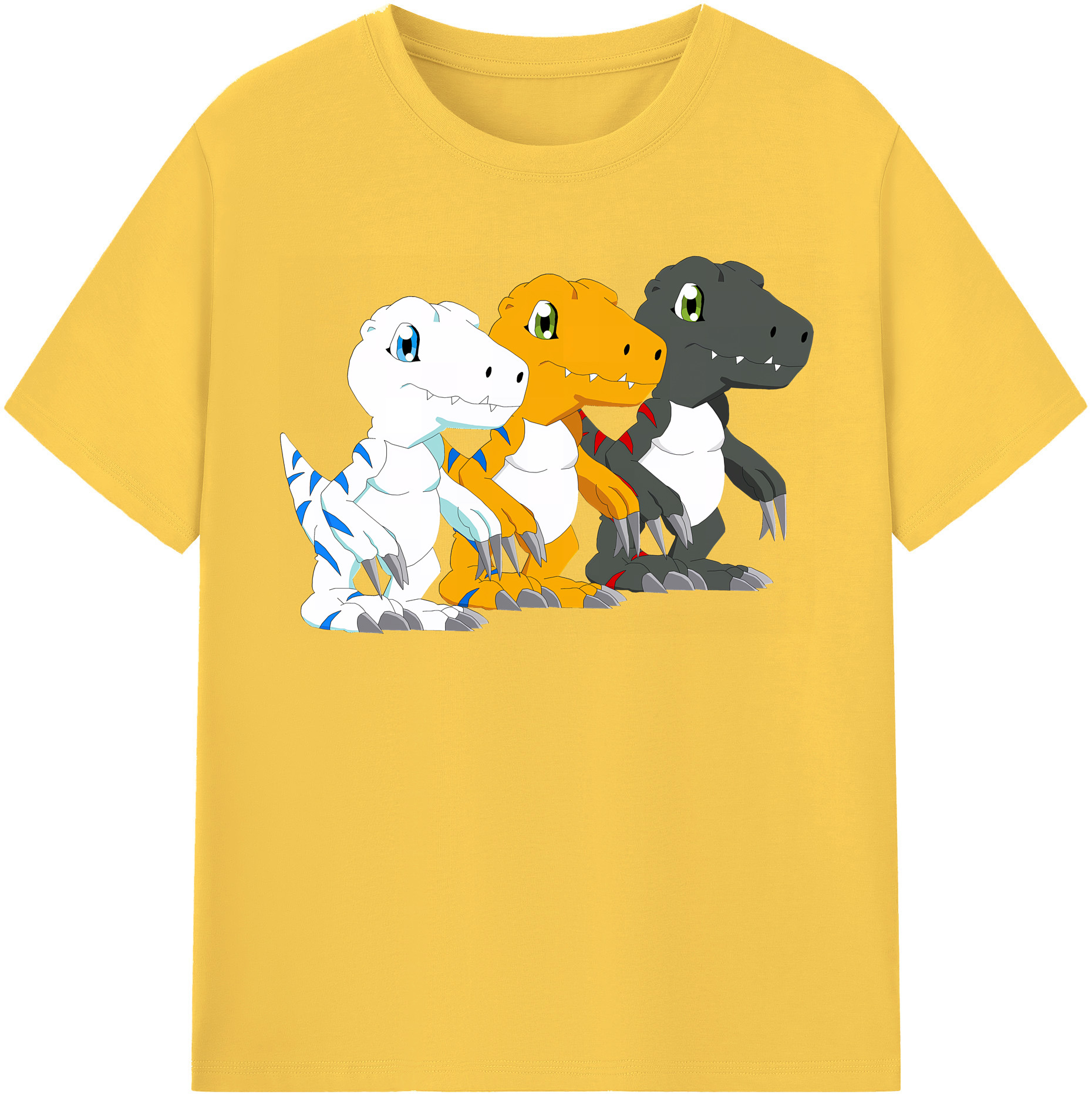 （画像用） Digimon デジタルモンスター/デジモン 綿100％半袖Tシャツ（フロントプリント）