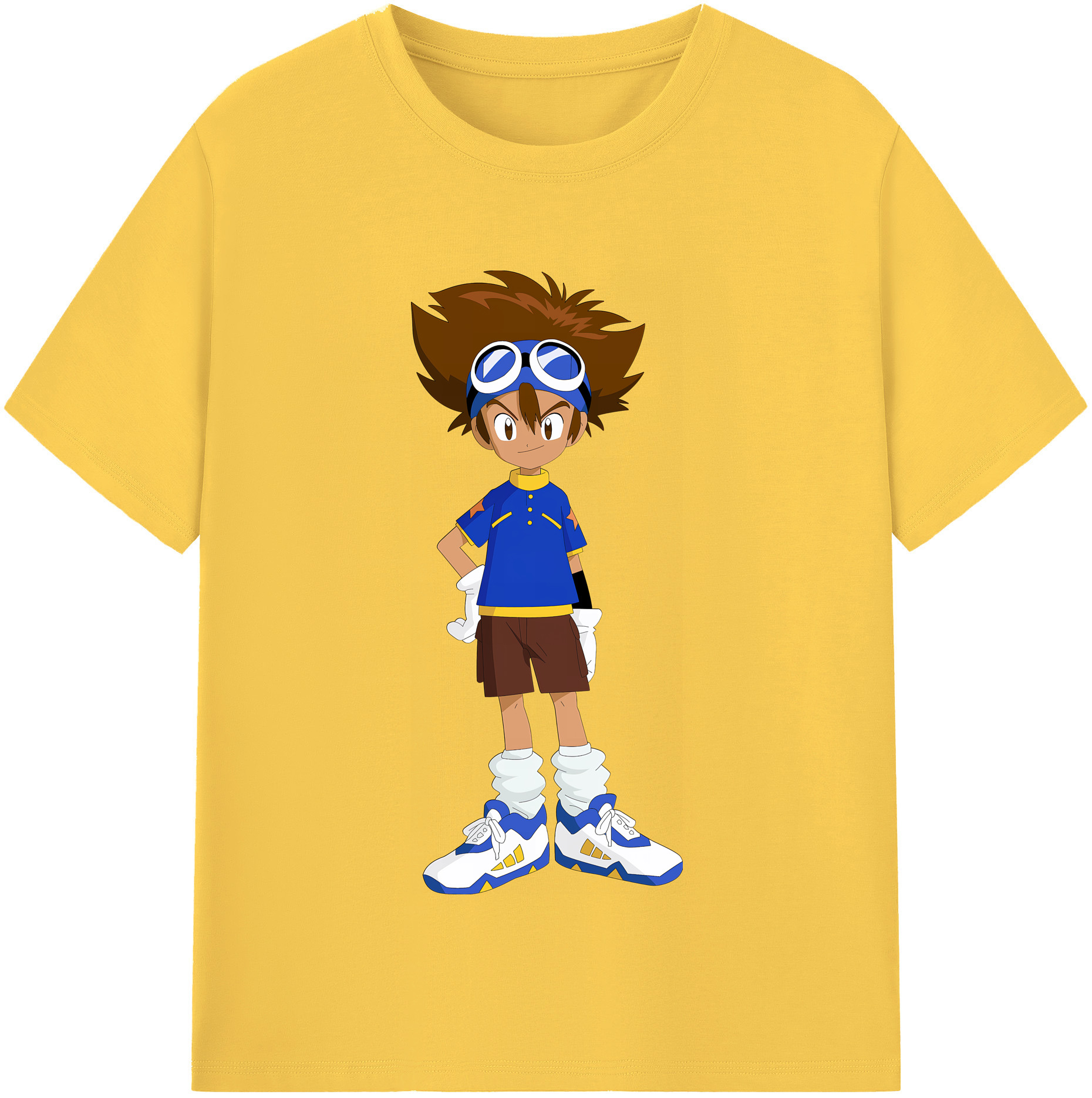 （画像用） Digimon デジタルモンスター/デジモン 綿100％半袖Tシャツ（フロントプリント）