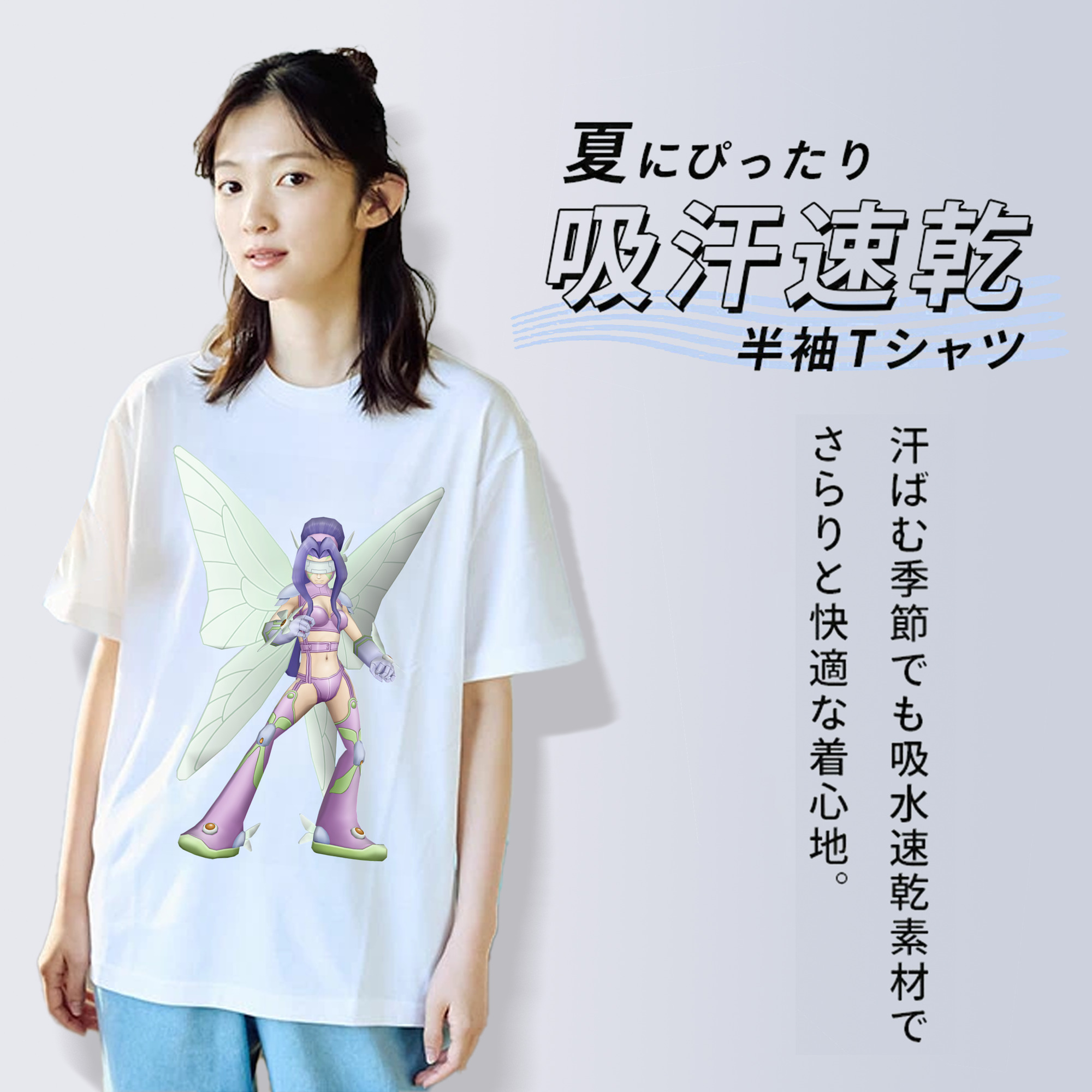 Digimon デジタルモンスター/デジモン 綿100％半袖Tシャツ（フロントプリント）