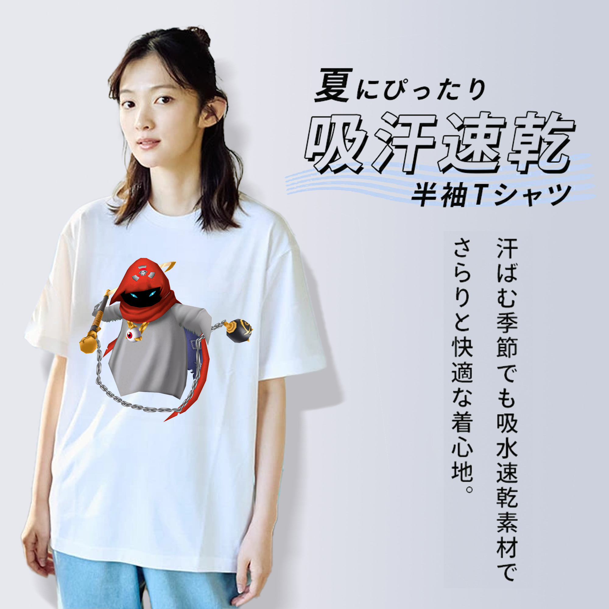 Digimon デジタルモンスター/デジモン 綿100％半袖Tシャツ（フロントプリント）