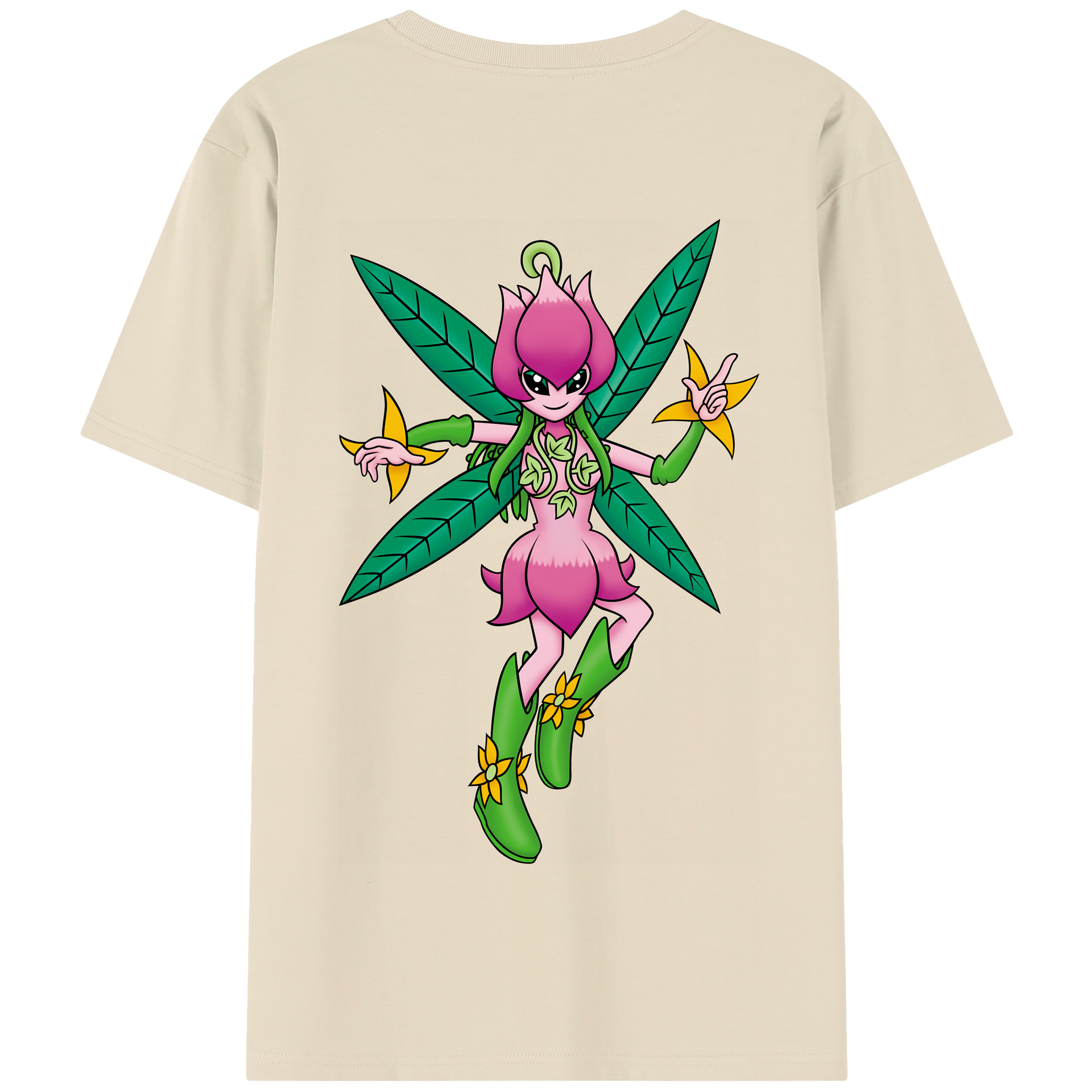 （画像用） Digimon デジタルモンスター/デジモン 綿100％半袖Tシャツ（背面プリント）