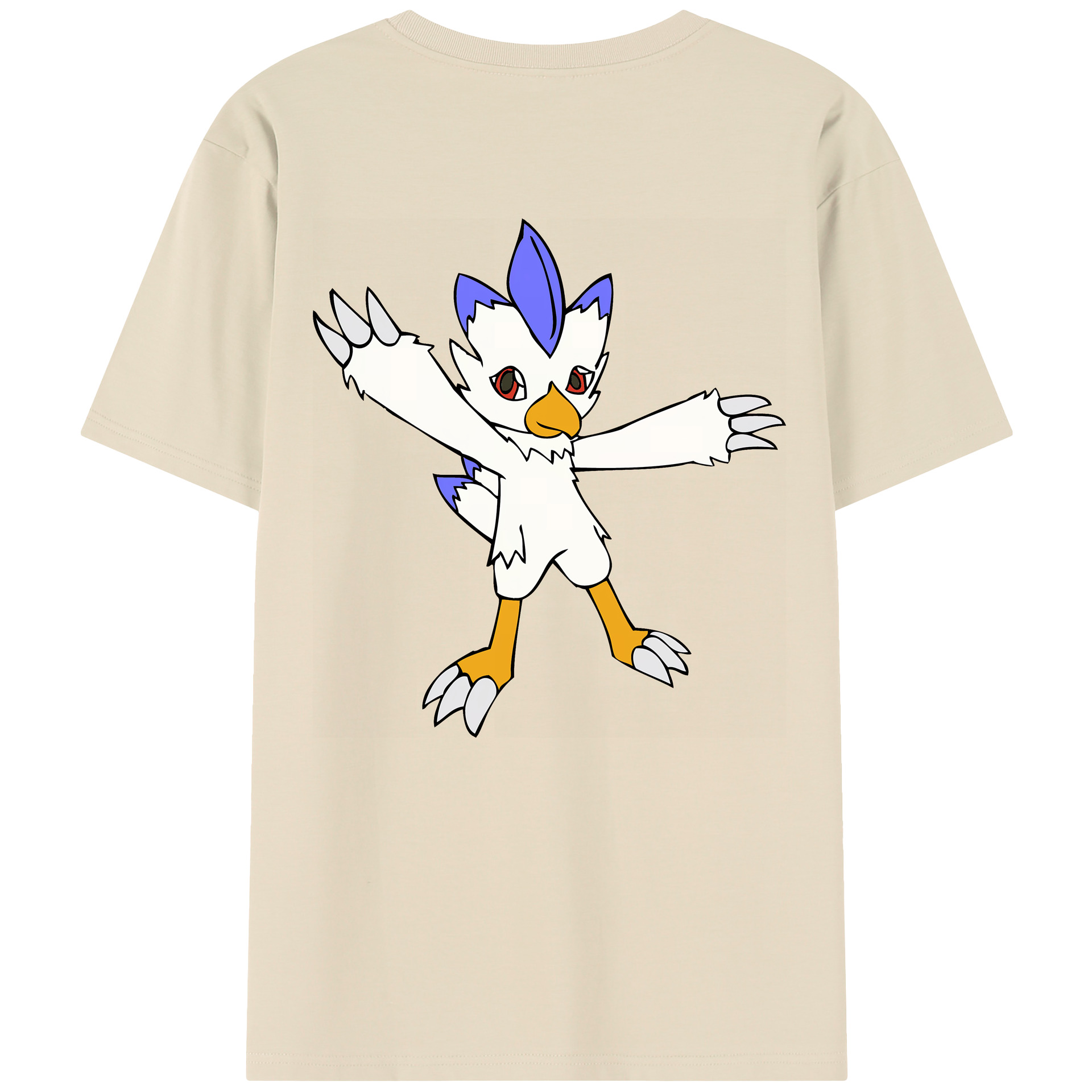 （画像用） Digimon デジタルモンスター/デジモン 綿100％半袖Tシャツ（背面プリント）