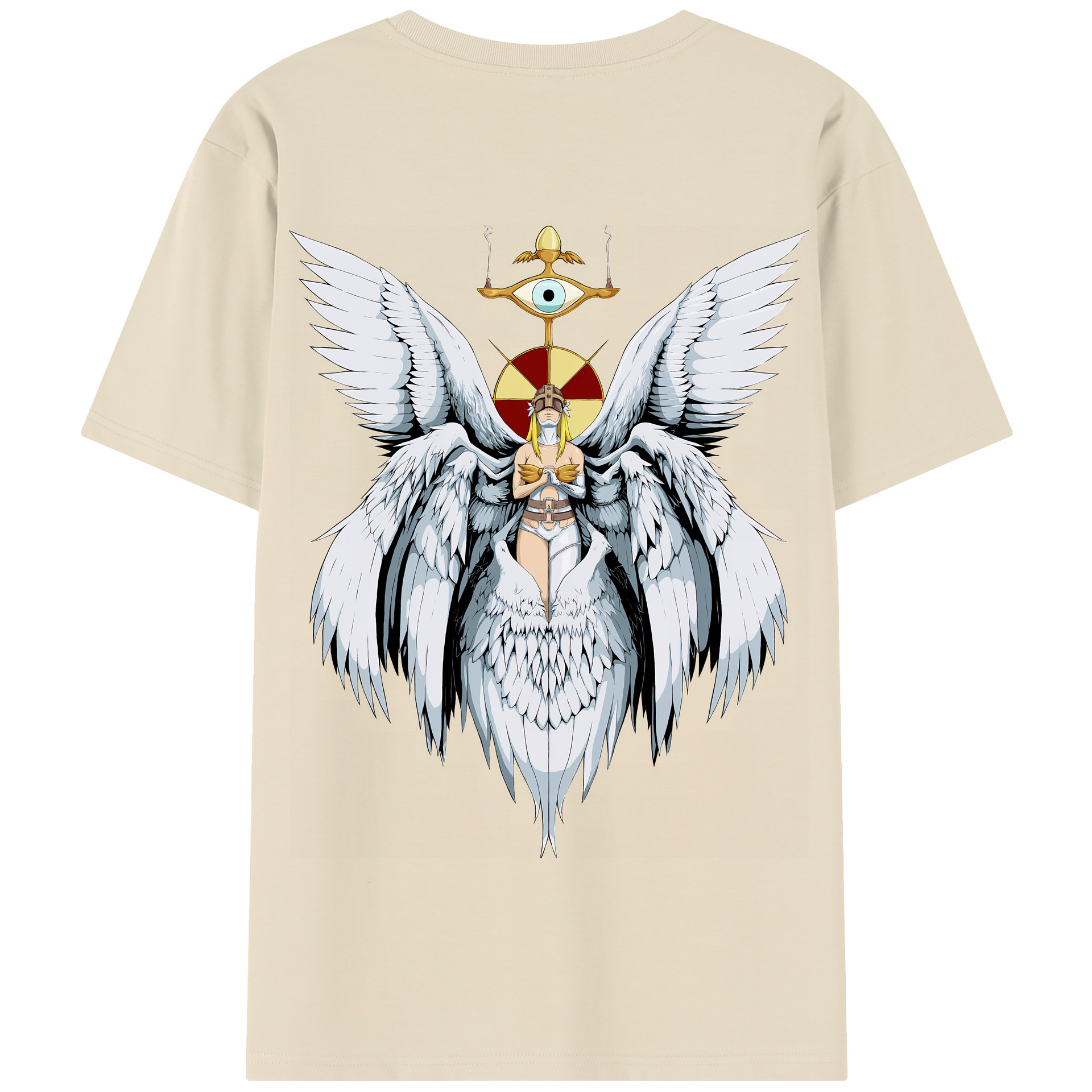 （画像用） Digimon デジタルモンスター/デジモン 綿100％半袖Tシャツ（背面プリント）