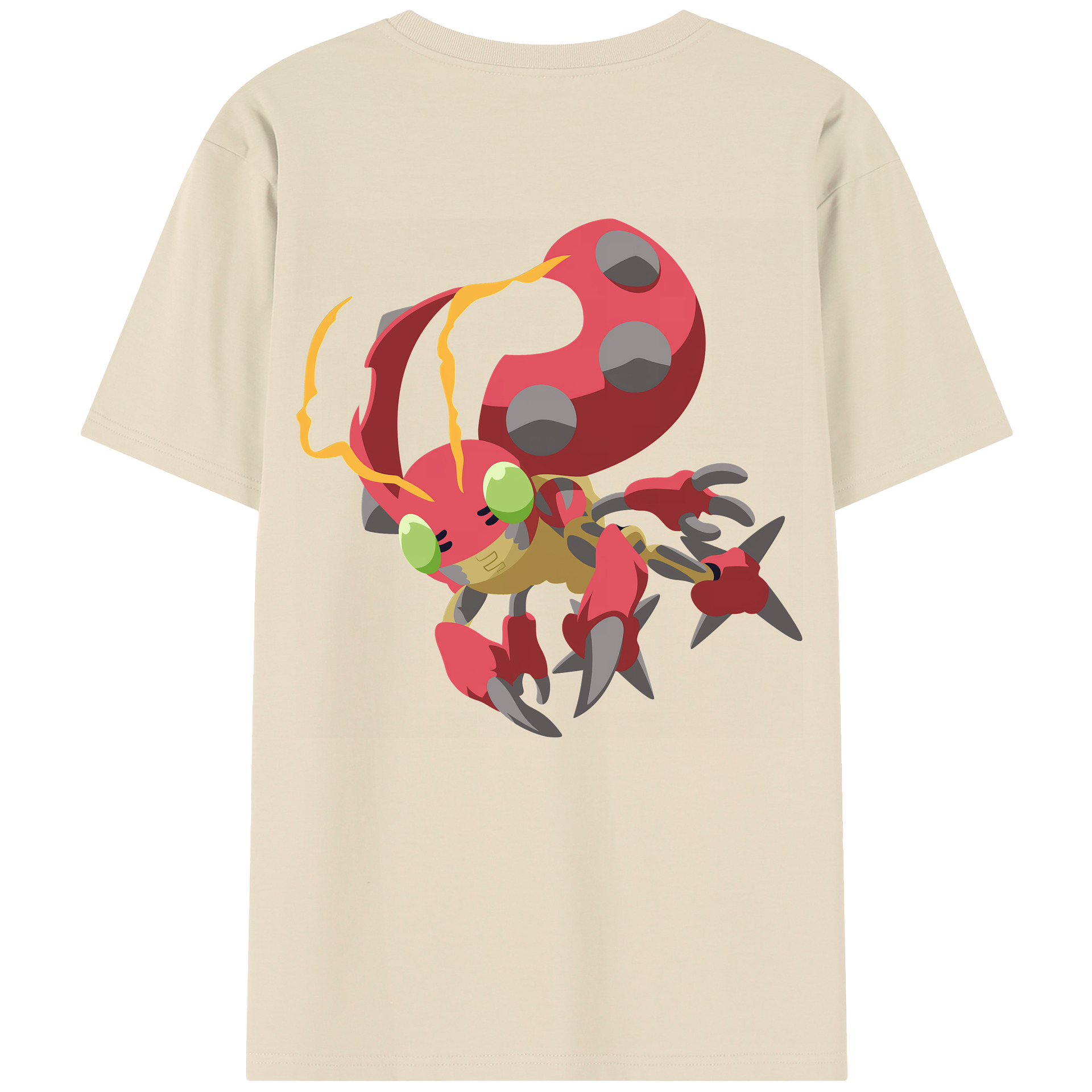 （画像用） Digimon デジタルモンスター/デジモン 綿100％半袖Tシャツ（背面プリント）