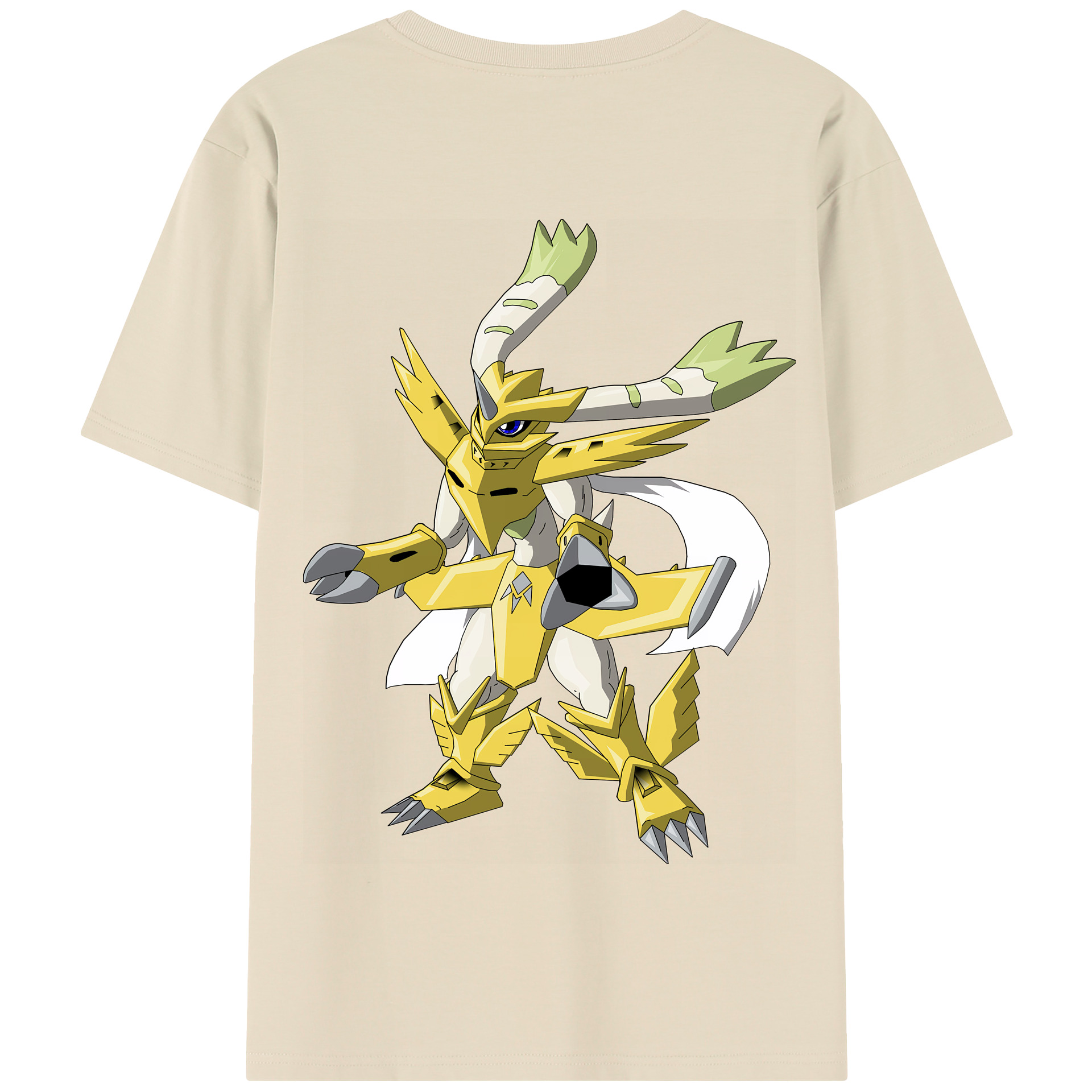 （画像用） Digimon デジタルモンスター/デジモン 綿100％半袖Tシャツ（背面プリント）