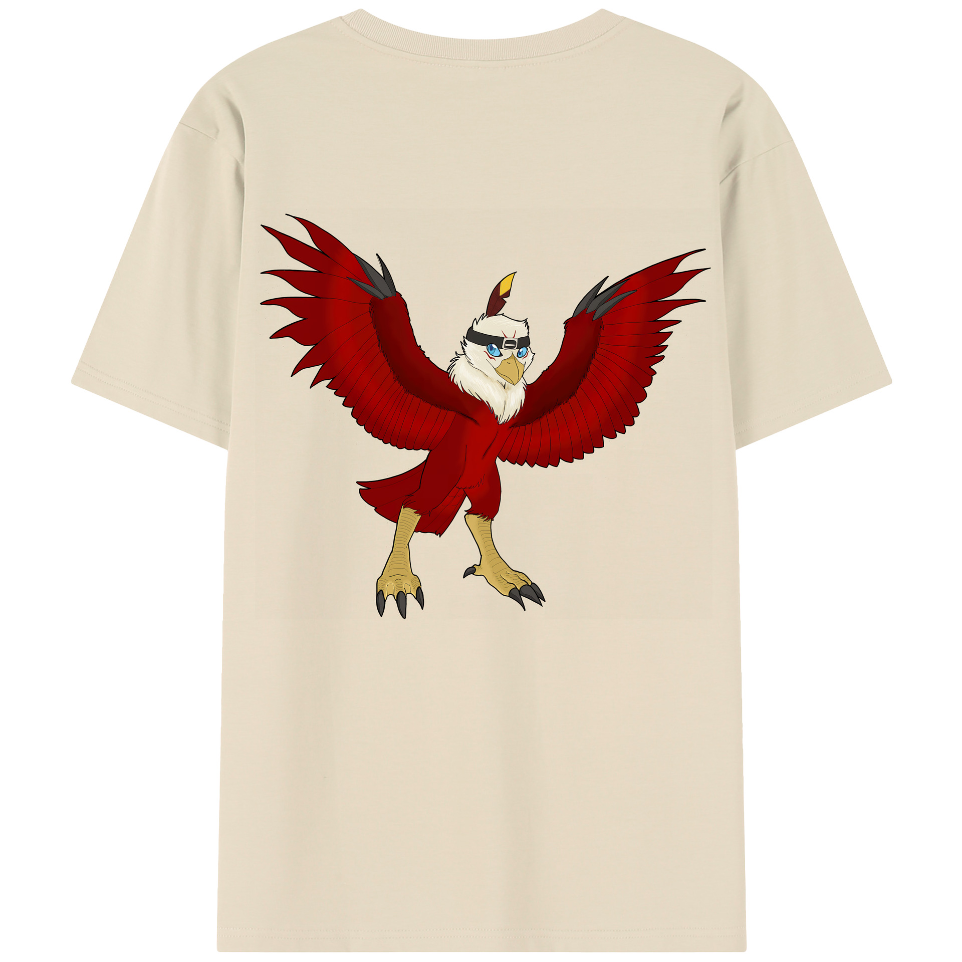 （画像用） Digimon デジタルモンスター/デジモン 綿100％半袖Tシャツ（背面プリント）