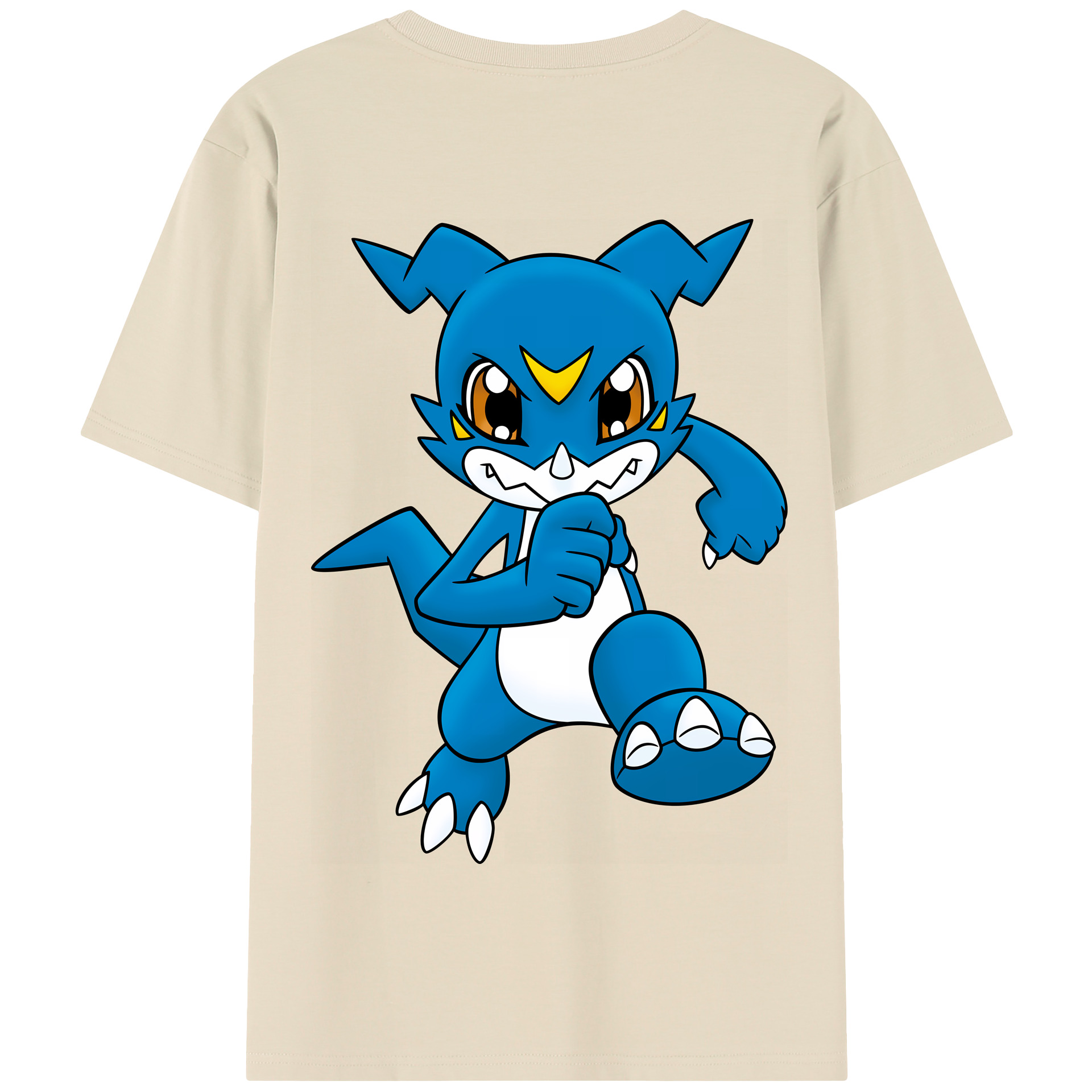 （画像用） Digimon デジタルモンスター/デジモン 綿100％半袖Tシャツ（背面プリント）