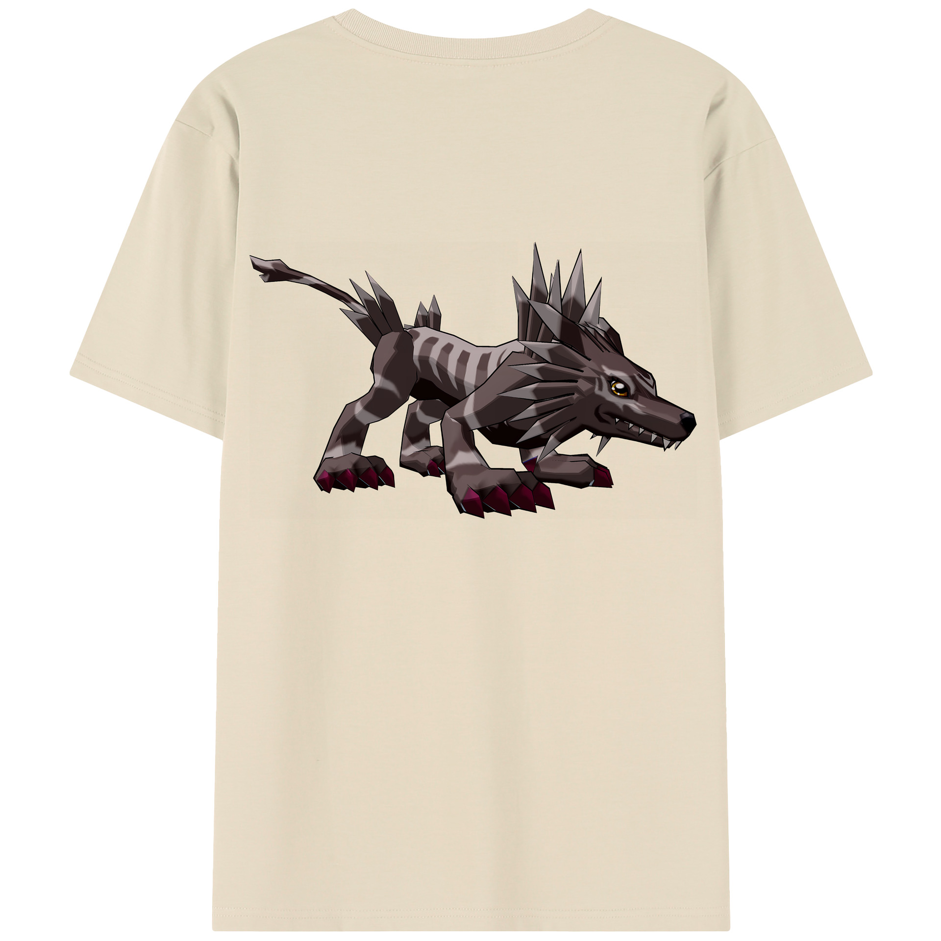 （画像用） Digimon デジタルモンスター/デジモン 綿100％半袖Tシャツ（背面プリント）
