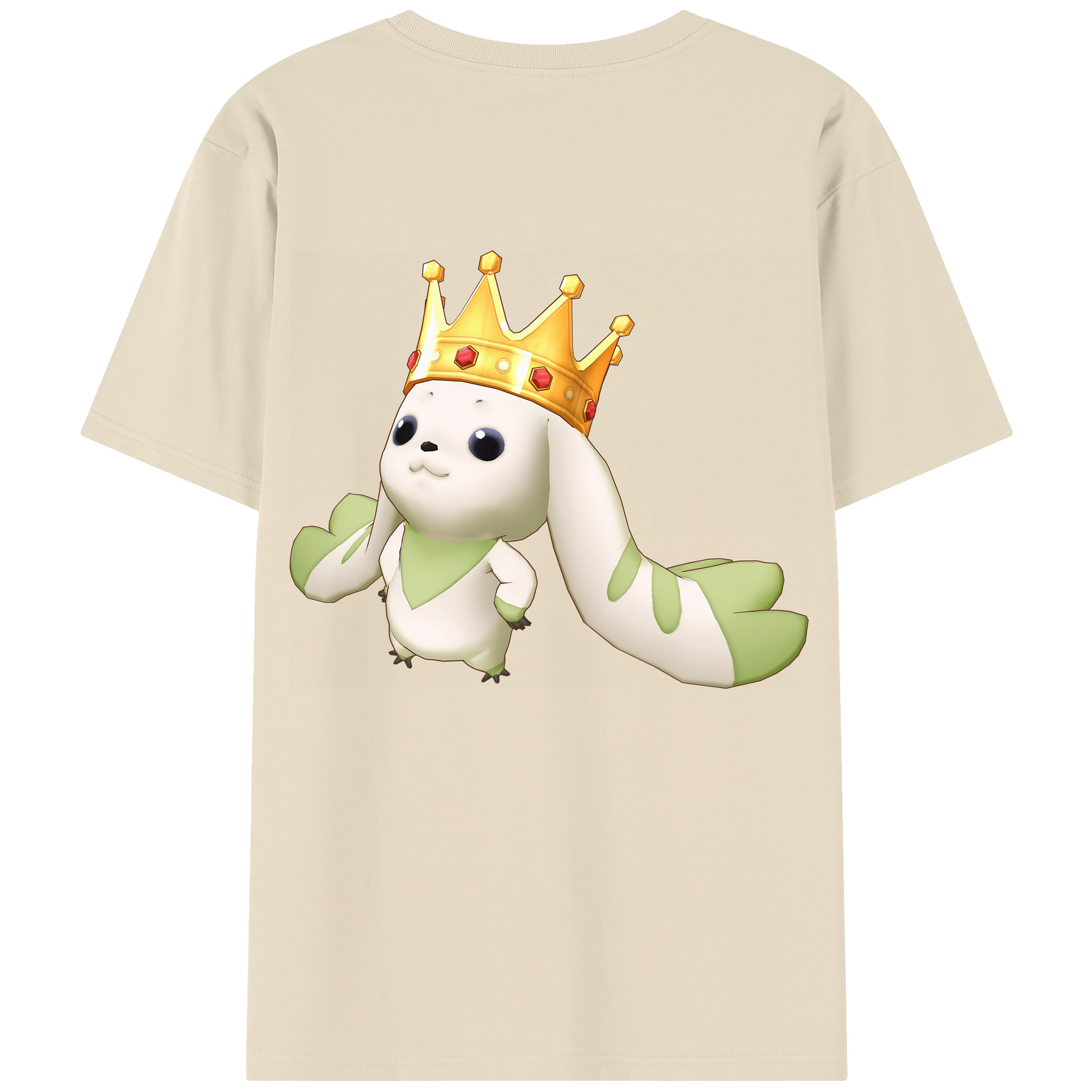 （画像用） Digimon デジタルモンスター/デジモン 綿100％半袖Tシャツ（背面プリント）