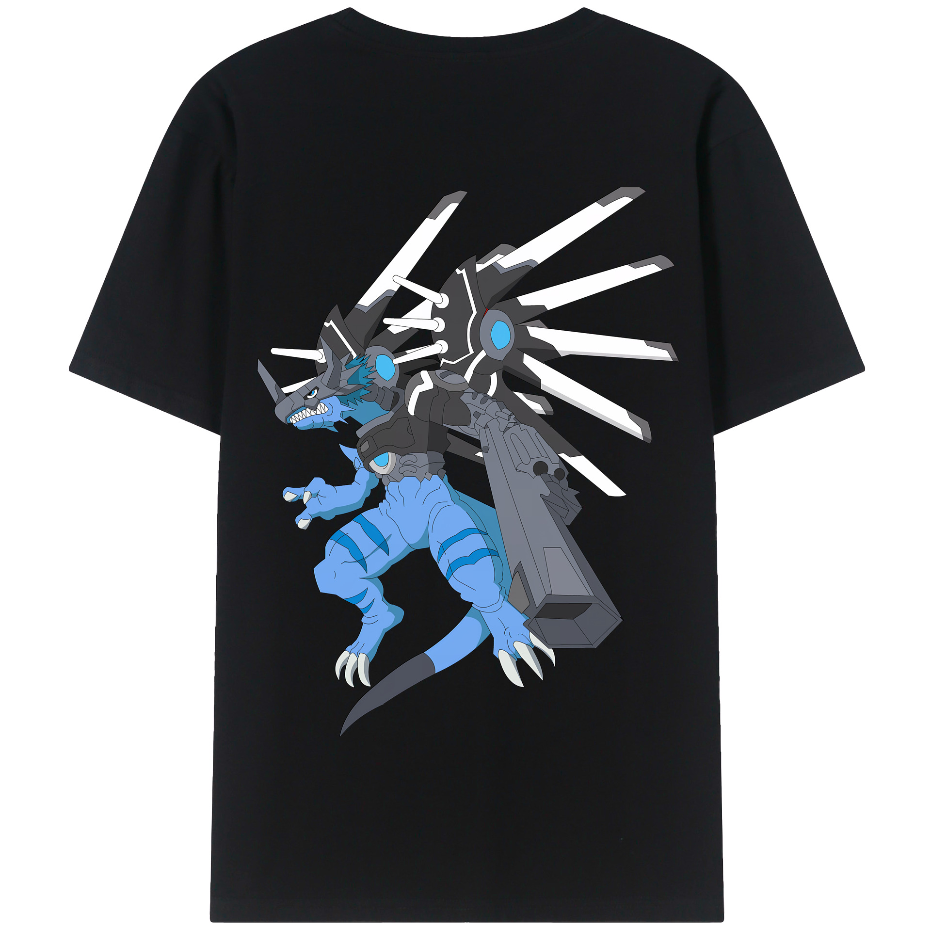 （画像用） Digimon デジタルモンスター/デジモン 綿100％半袖Tシャツ（背面プリント）