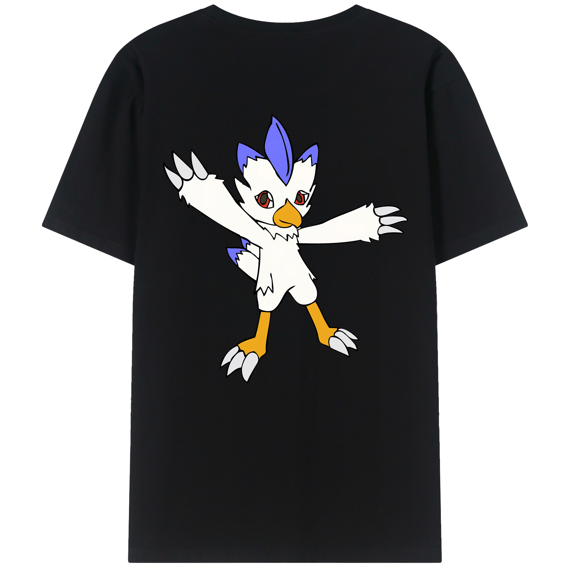 （画像用） Digimon デジタルモンスター/デジモン 綿100％半袖Tシャツ（背面プリント）