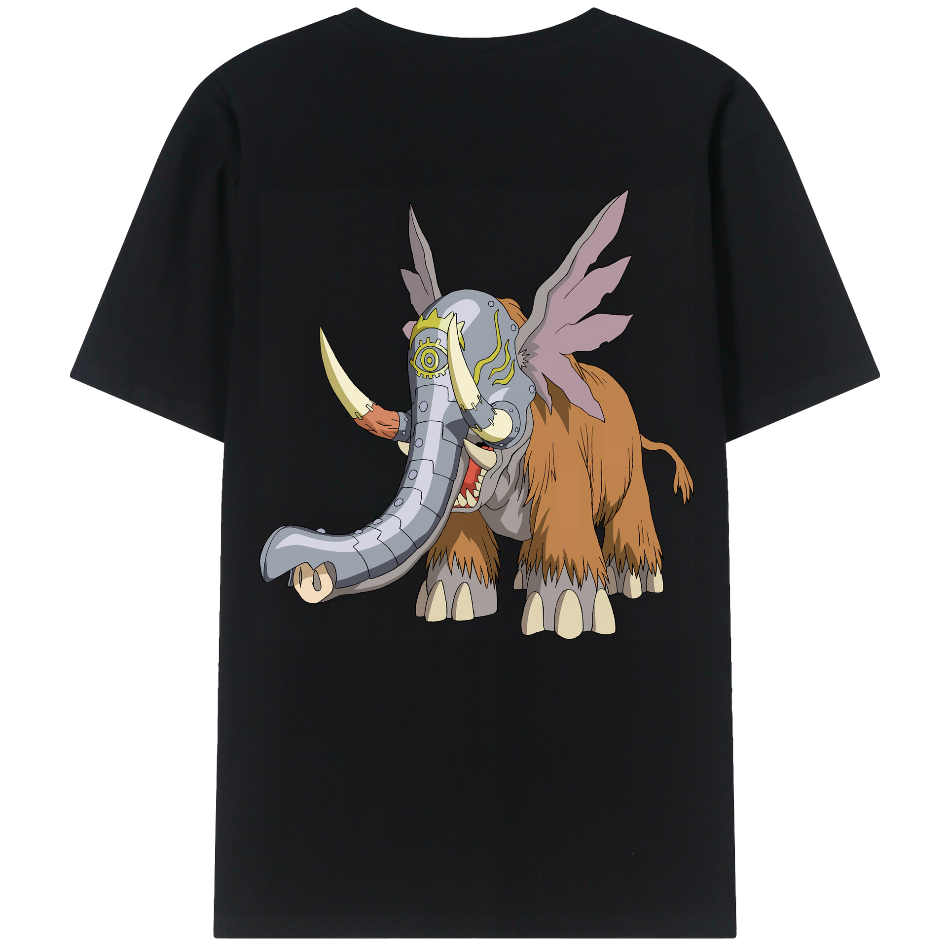 （画像用） Digimon デジタルモンスター/デジモン 綿100％半袖Tシャツ（背面プリント）