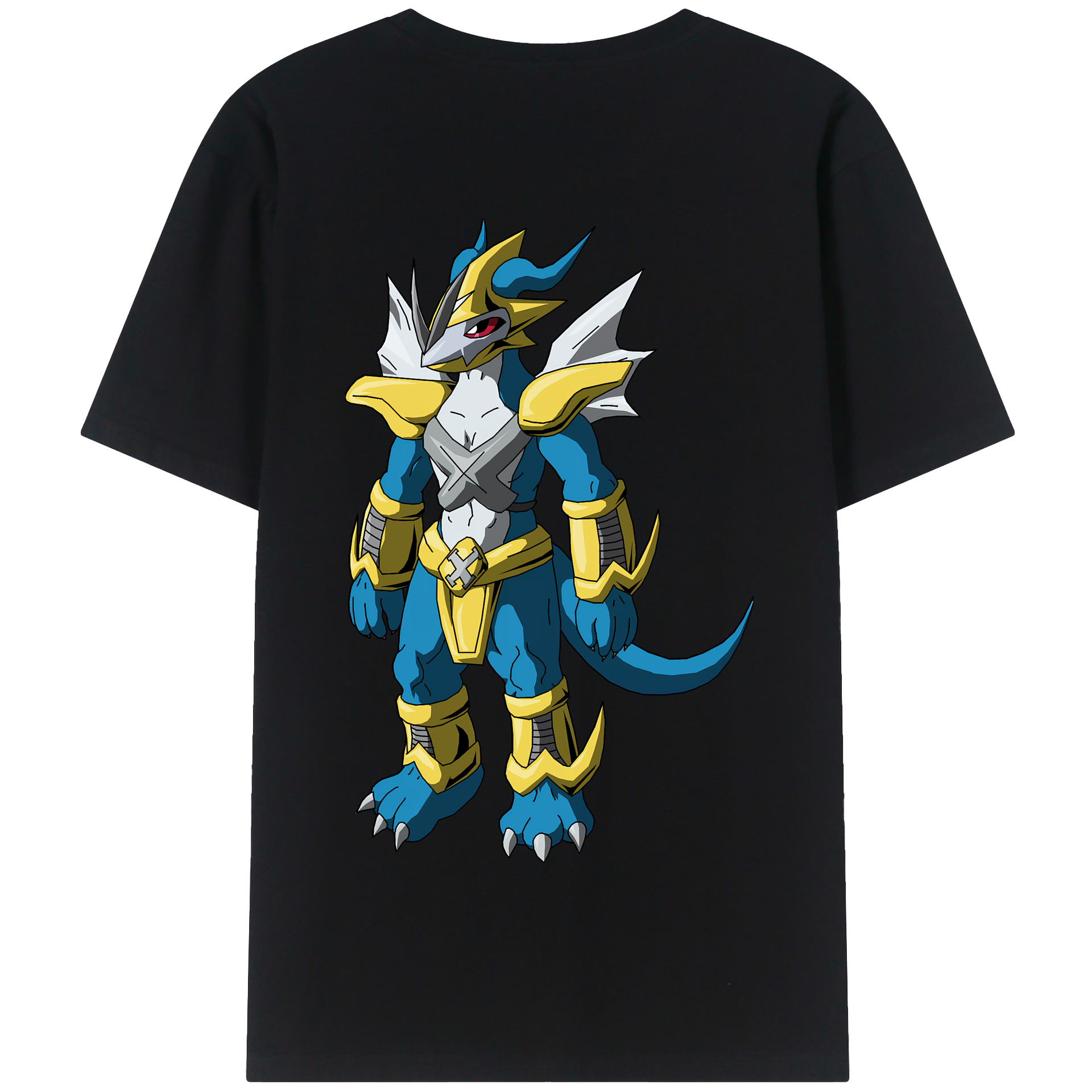 （画像用） Digimon デジタルモンスター/デジモン 綿100％半袖Tシャツ（背面プリント）