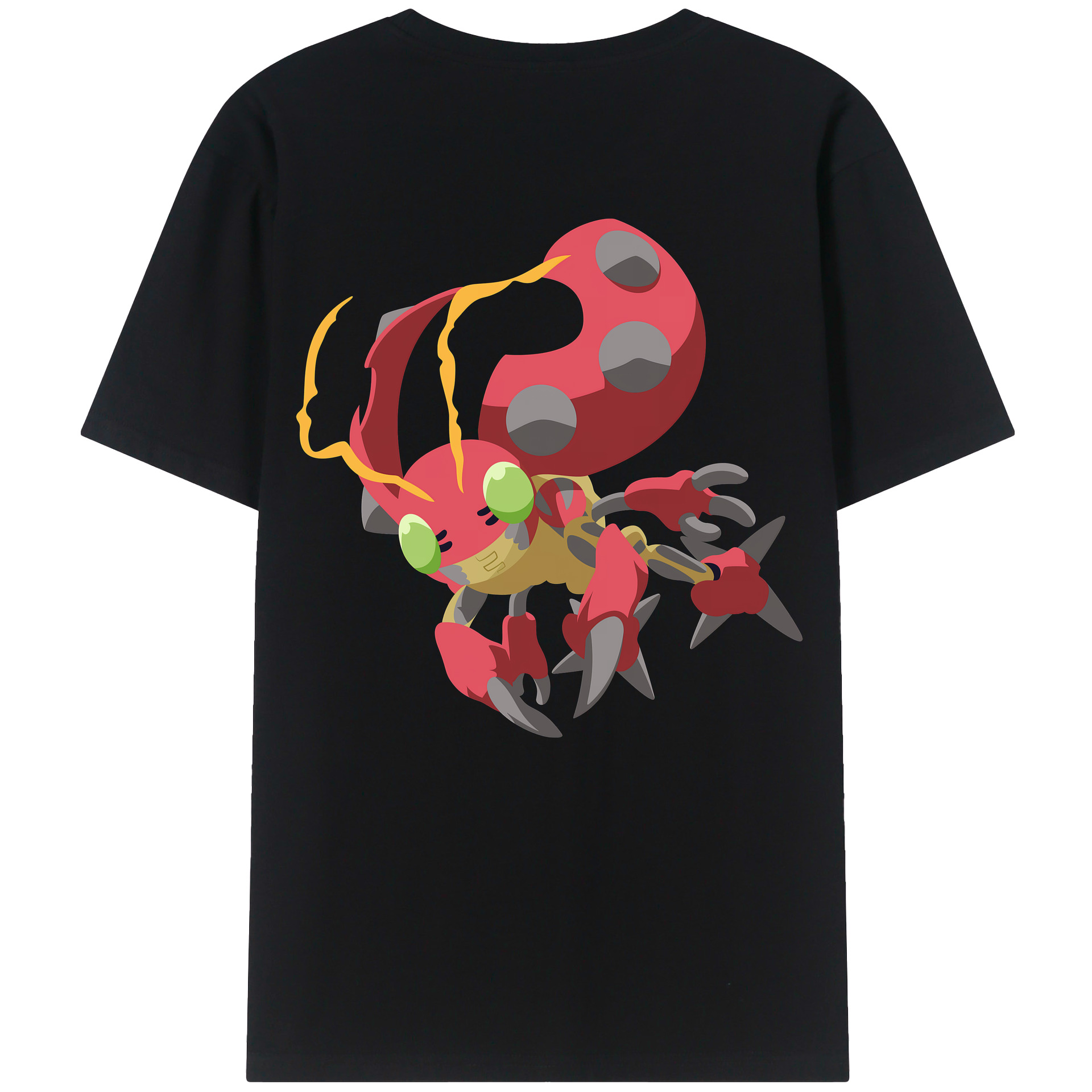 （画像用） Digimon デジタルモンスター/デジモン 綿100％半袖Tシャツ（背面プリント）
